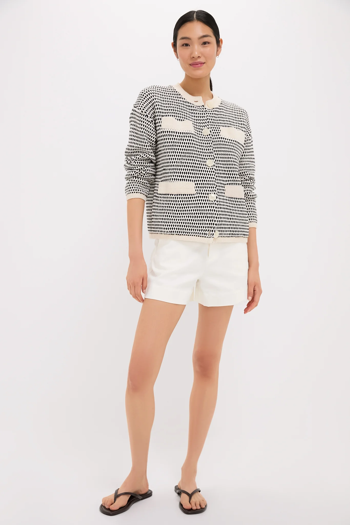 Birch Multi Stitch Tidewell Textured Knit Jacket - Image 6