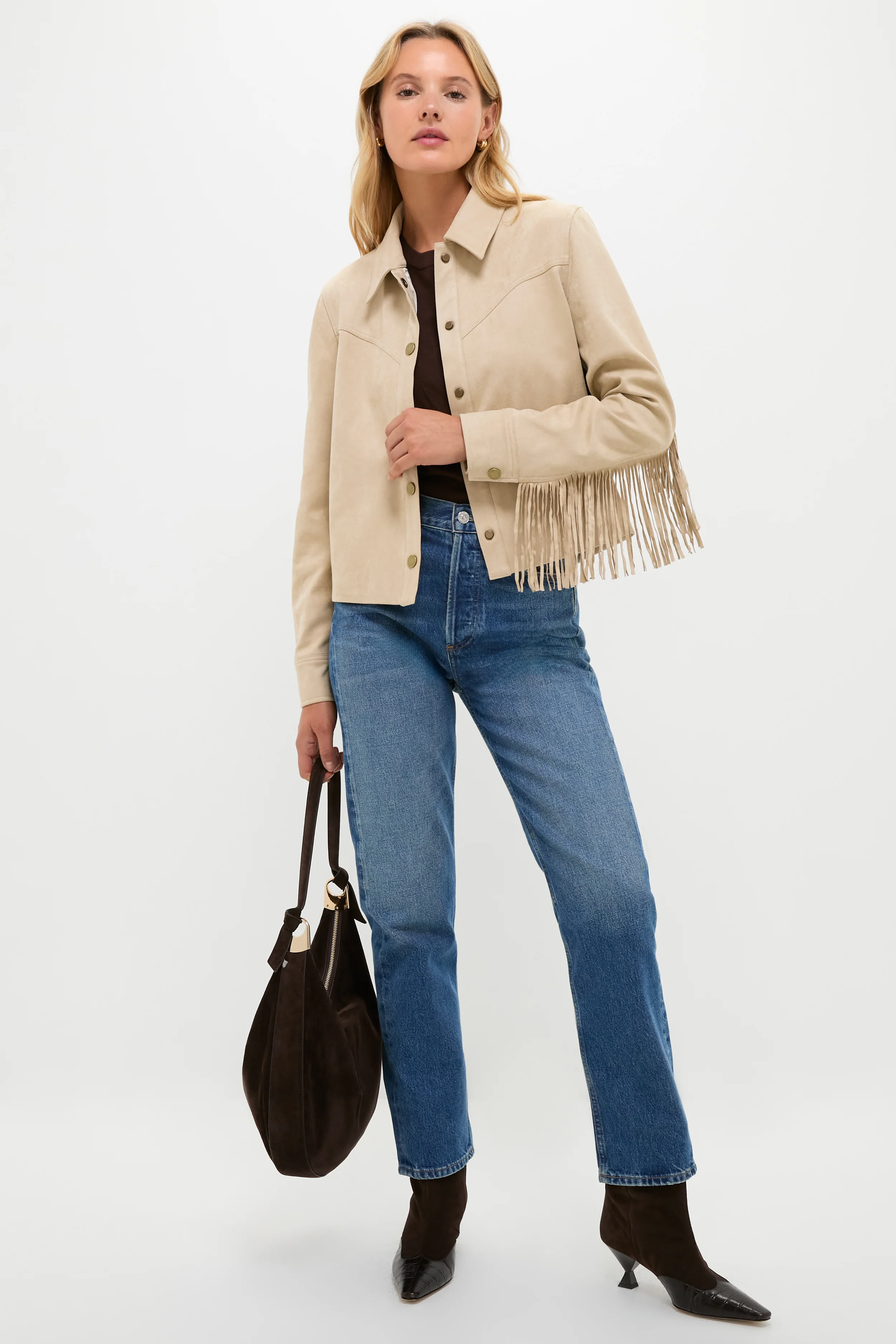 Biscotti Faux Suede Fringe Lauren Jacket - Image 3