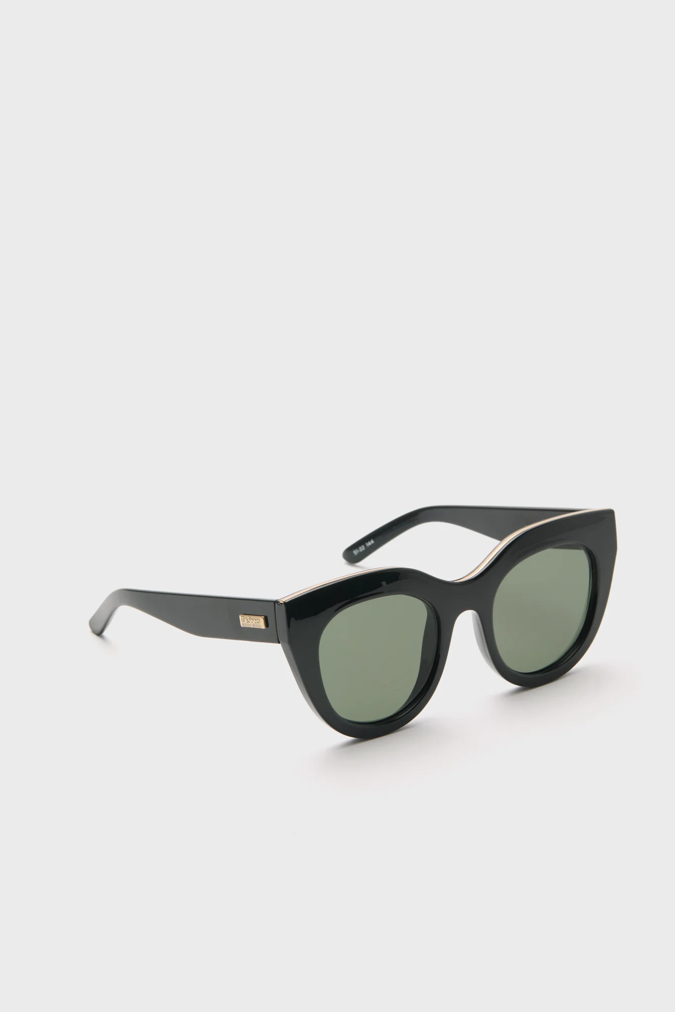 Black and Gold Air Heart Sunglasses - Image 4