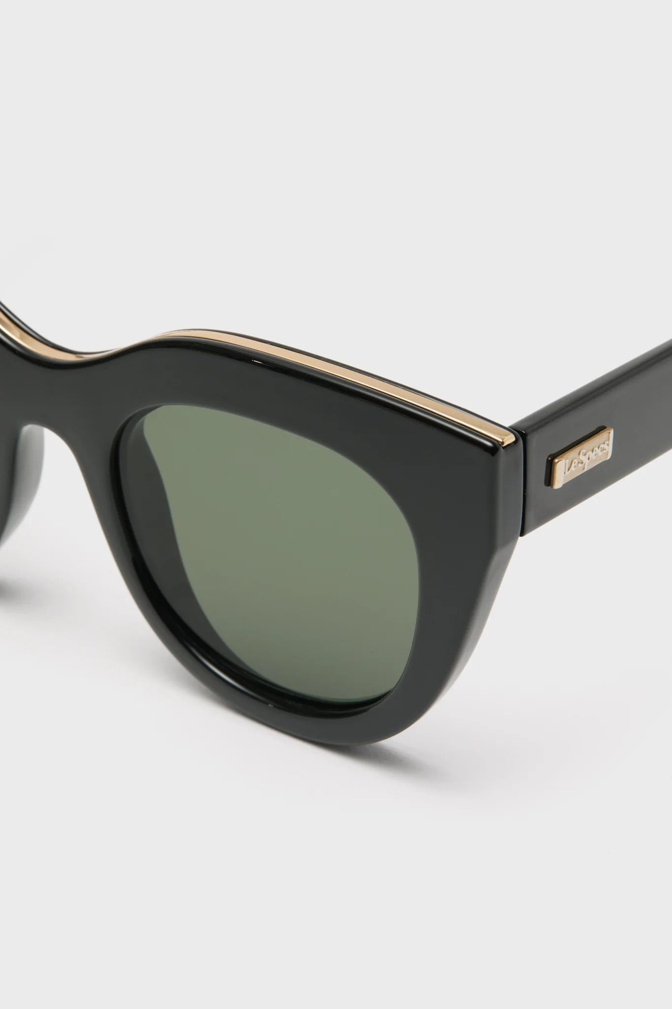Black and Gold Air Heart Sunglasses - Image 5