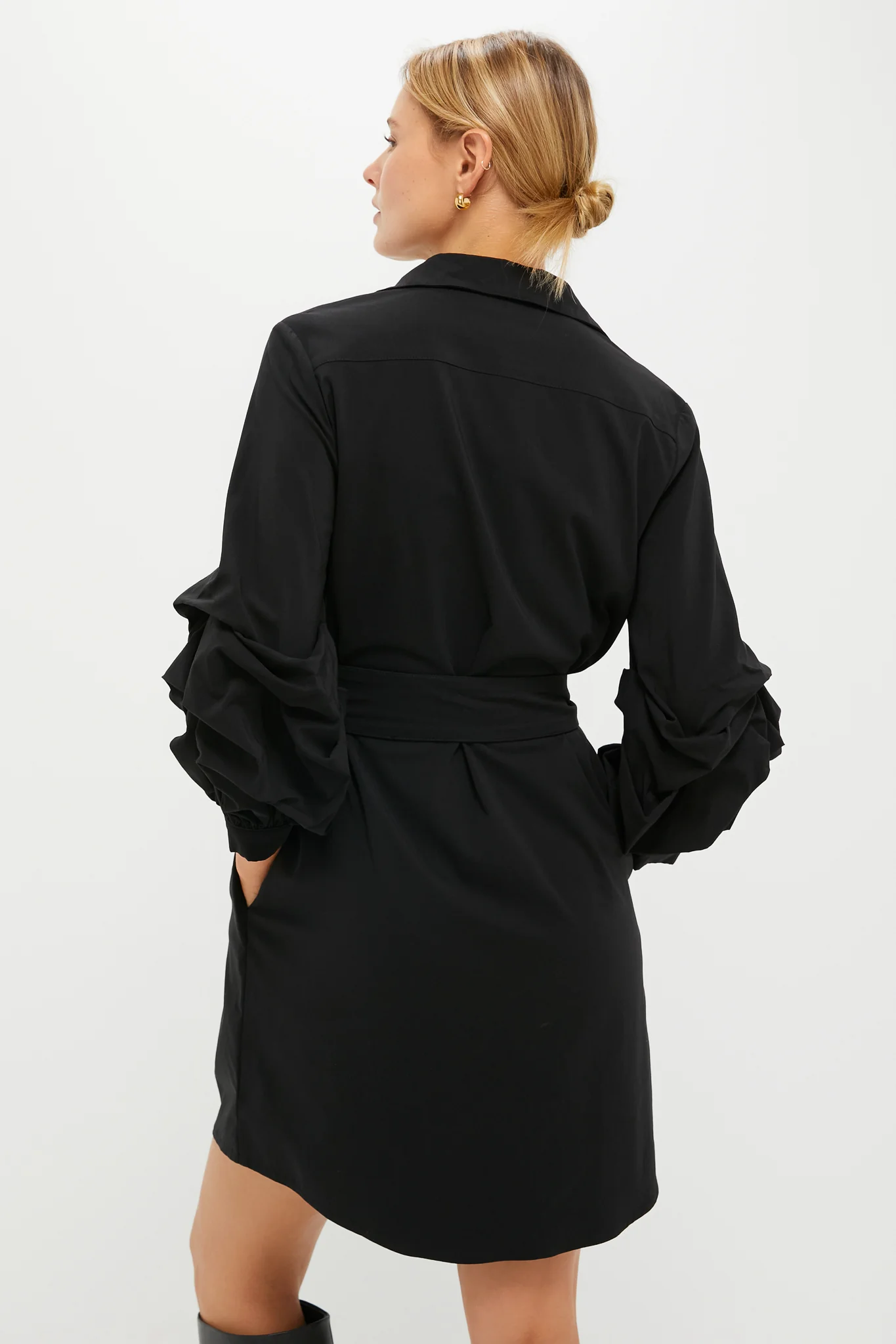 Black Alessia Mini Dress - Image 5