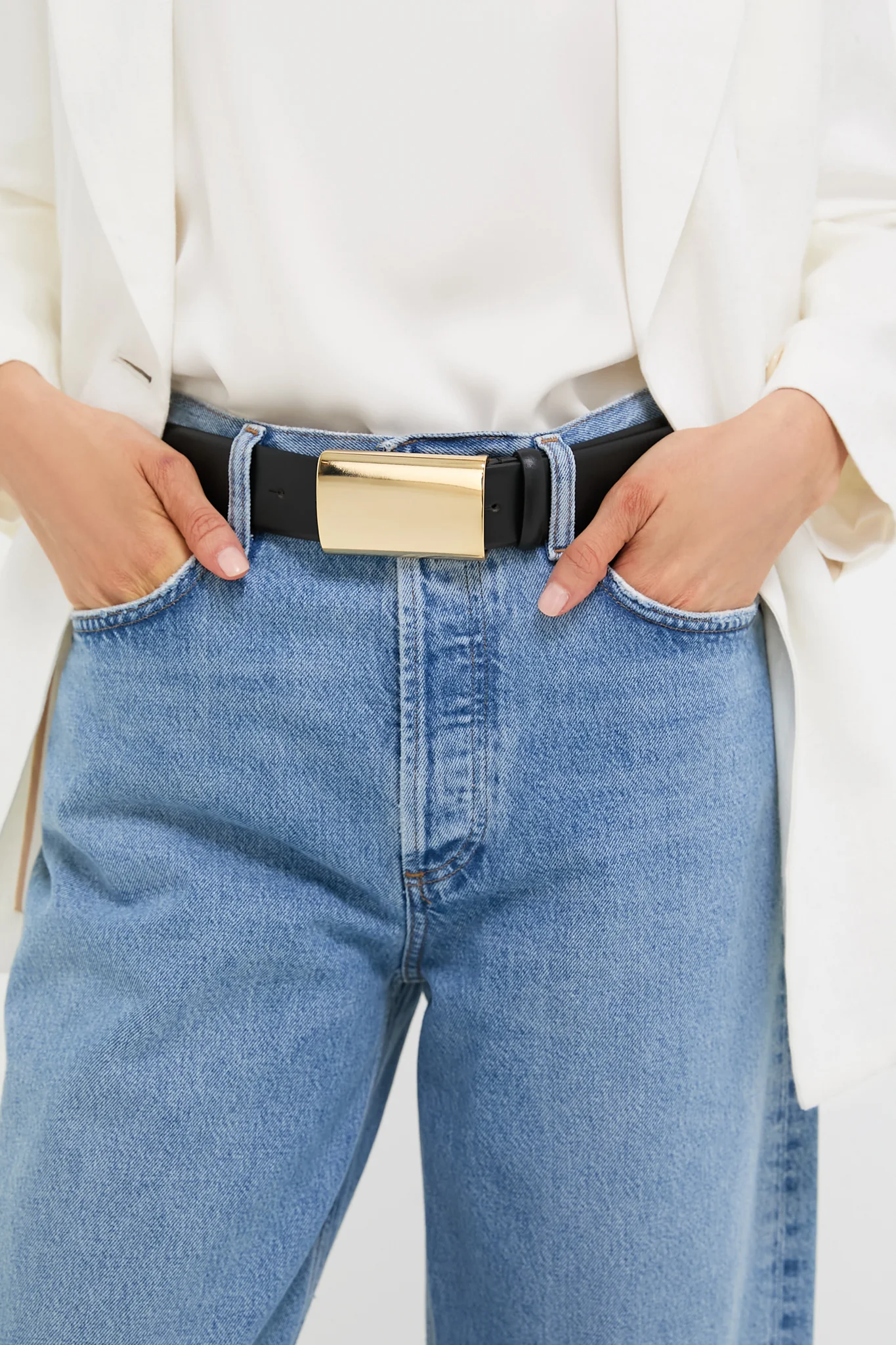 Black and Gold Mason Belt - Image 2