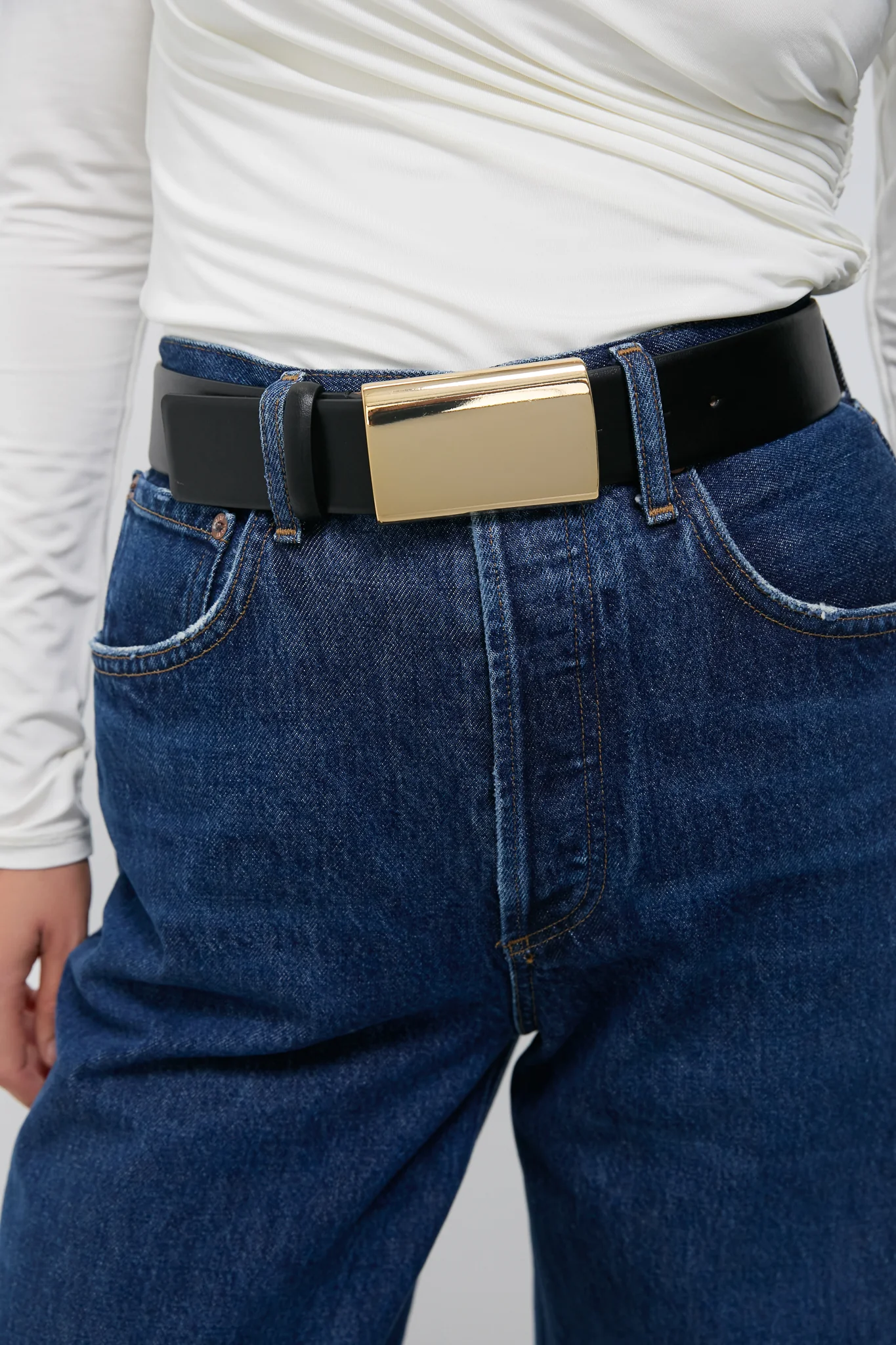 Black and Gold Mason Belt - Image 6