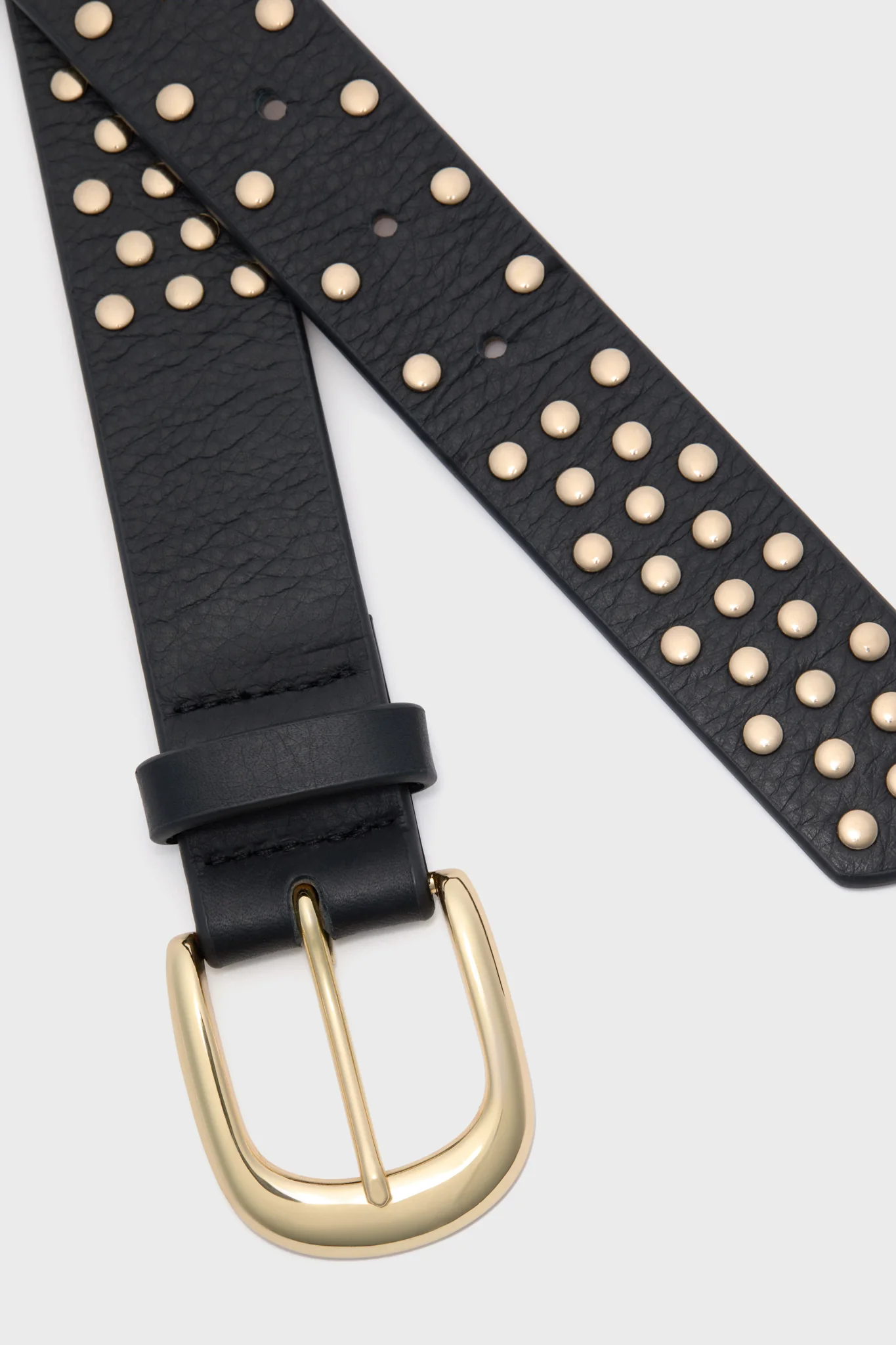 Black and Gold Studded Idris Belt - Image 3