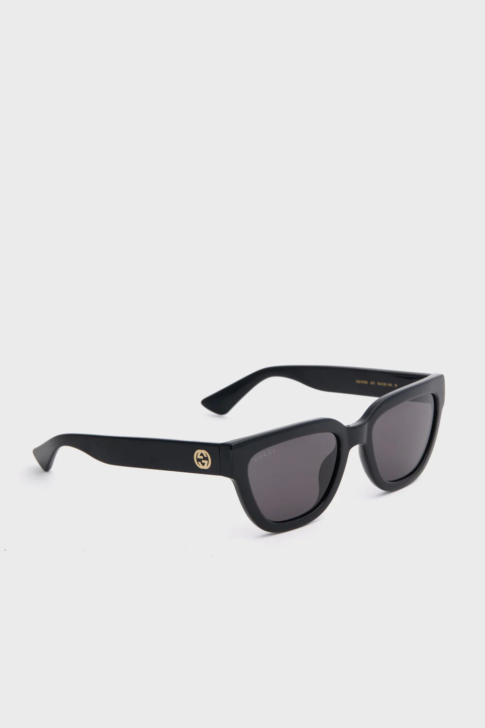 Black Angular Square Sunglasses - Image 3