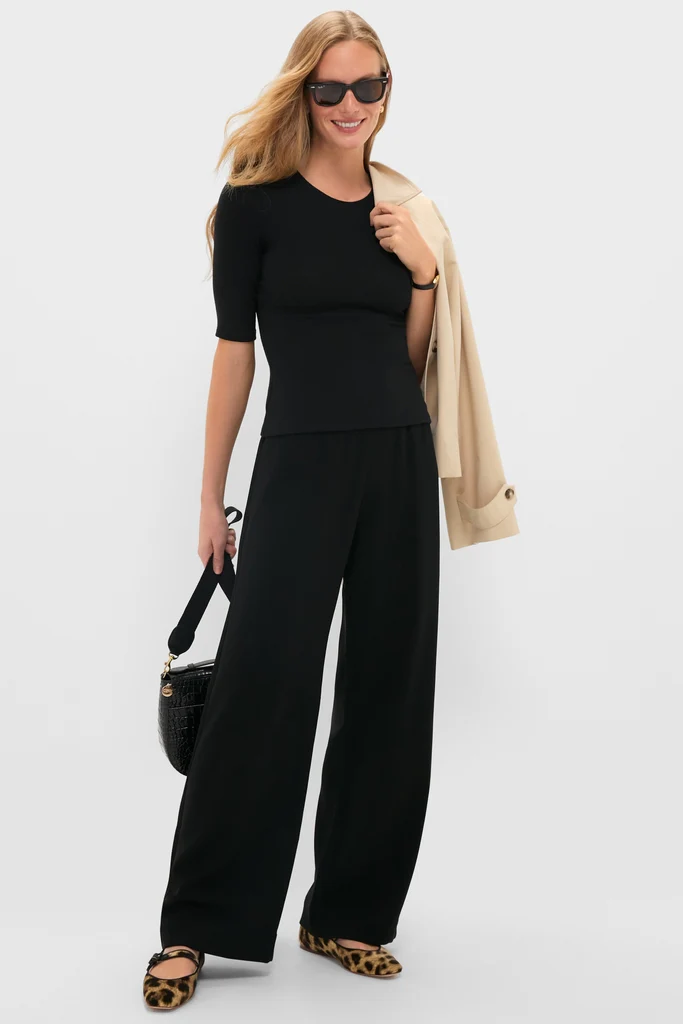 Black Arielle Pocket Pants - Image 2