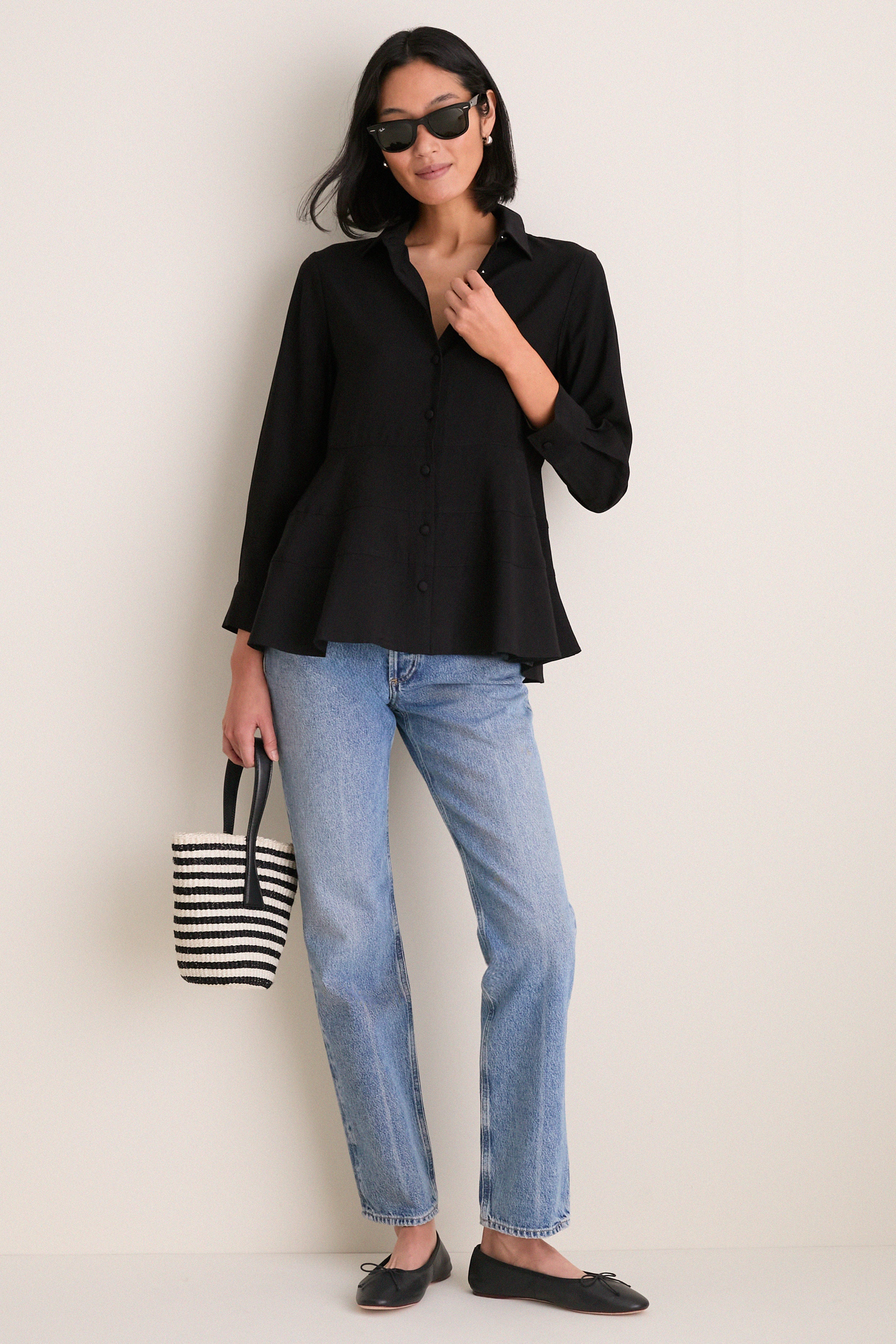 Black Ashlen Blouse - Image 2