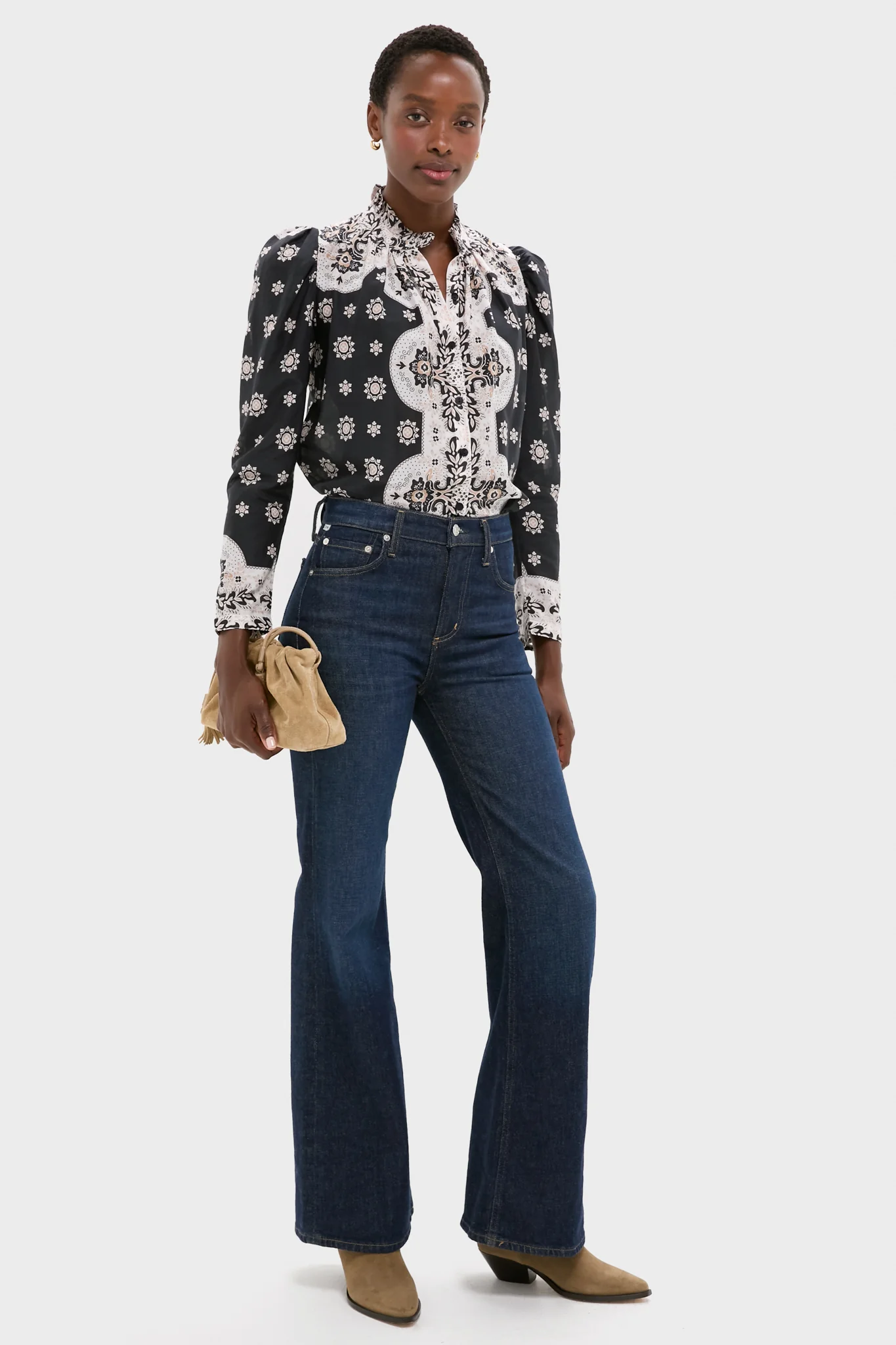 Black Bandana Artemis Bronco Shirt - Image 2