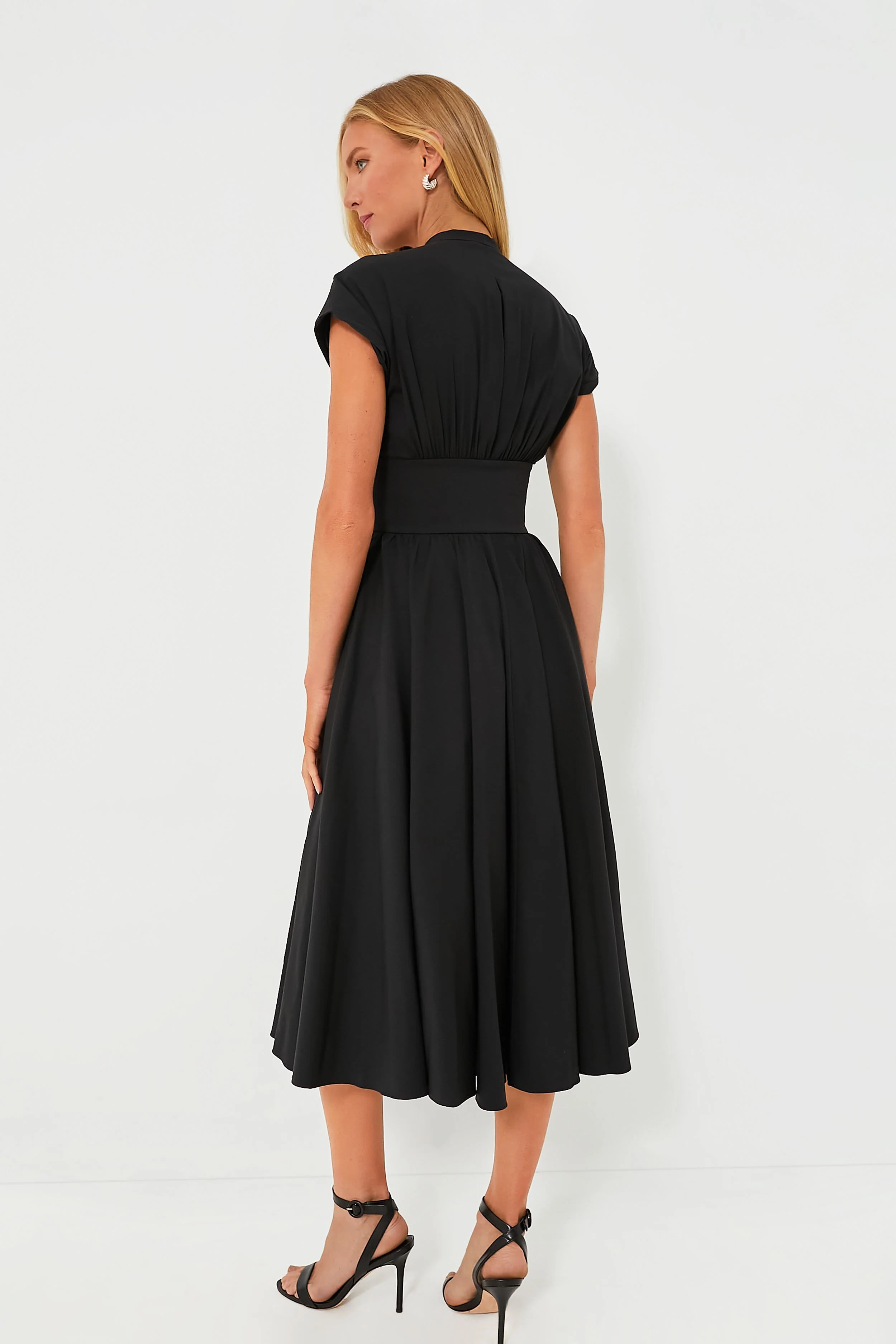 Black Bardello Midi Dress - Image 4
