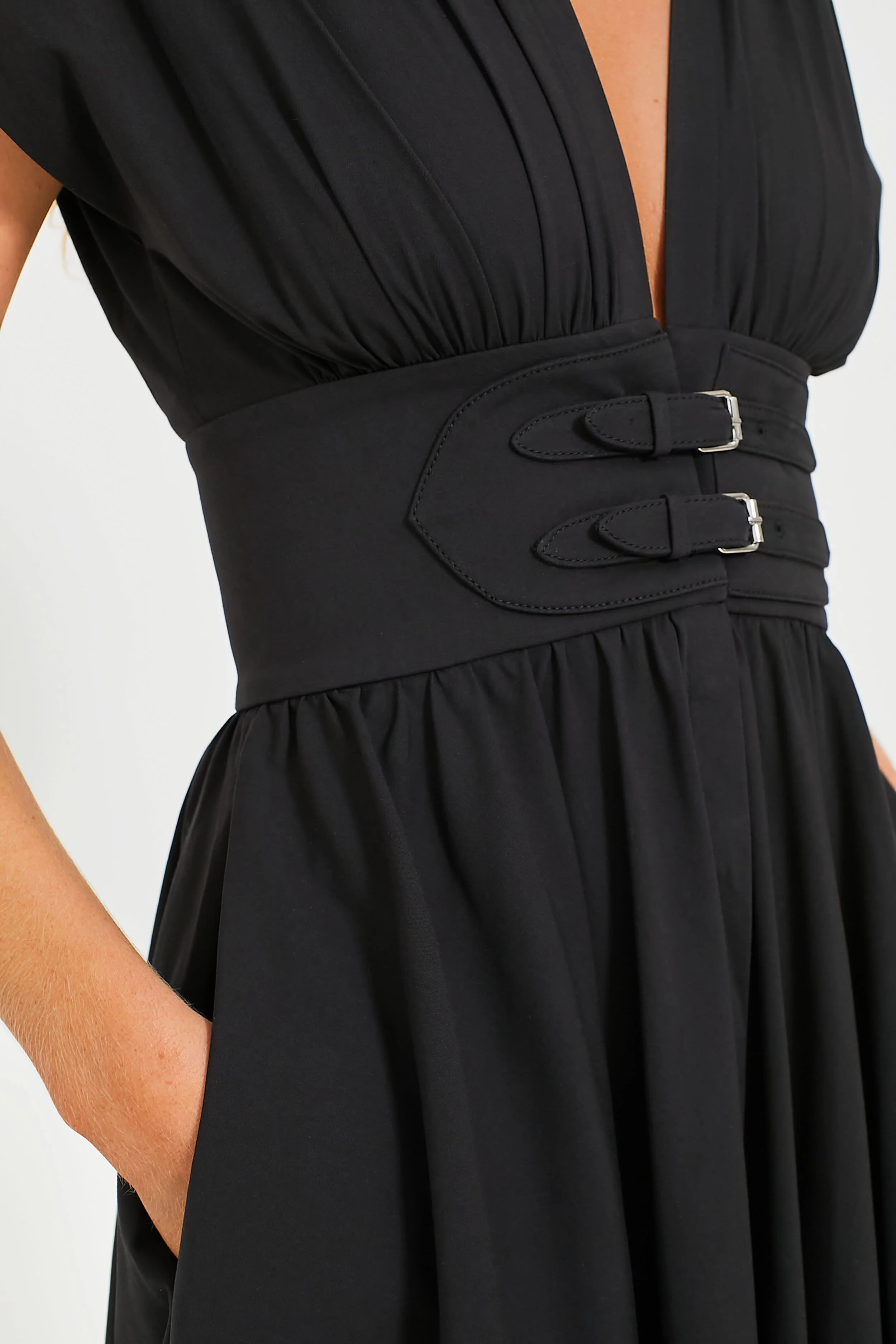 Black Bardello Midi Dress - Image 5