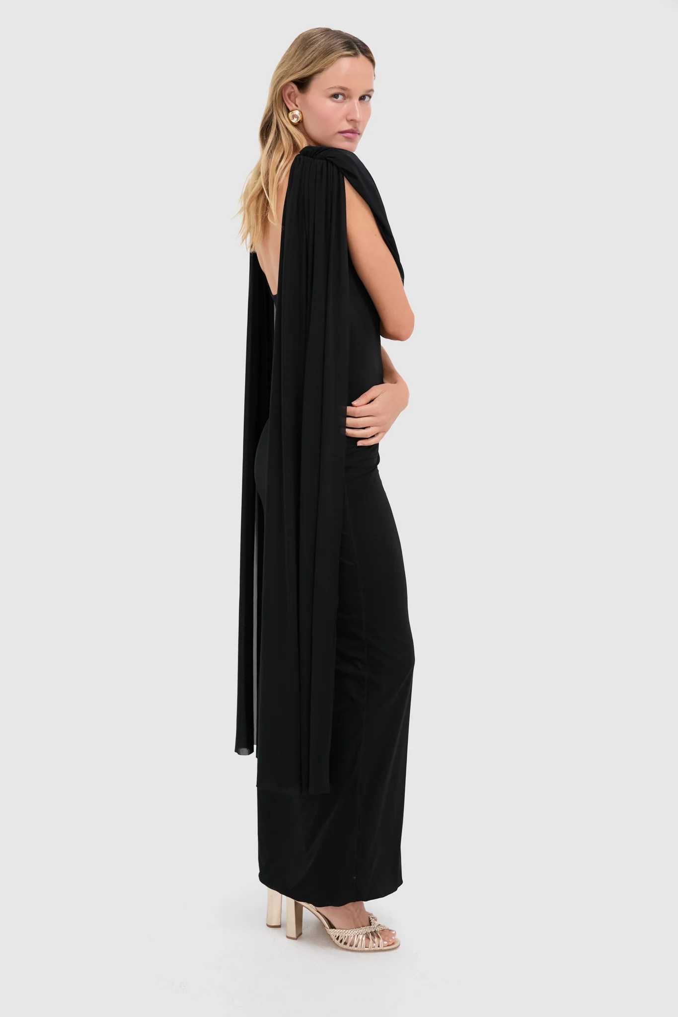 Black Batista Maxi Dress - Image 3