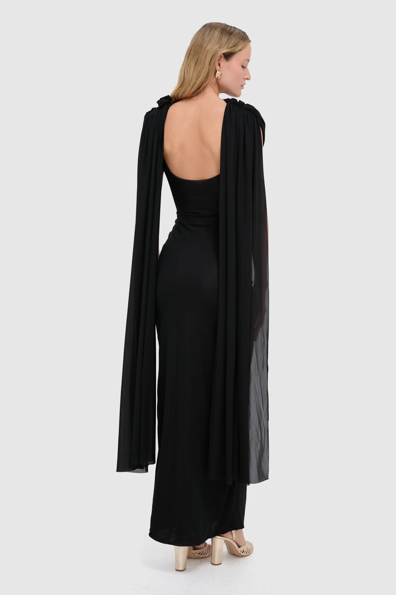 Black Batista Maxi Dress - Image 4