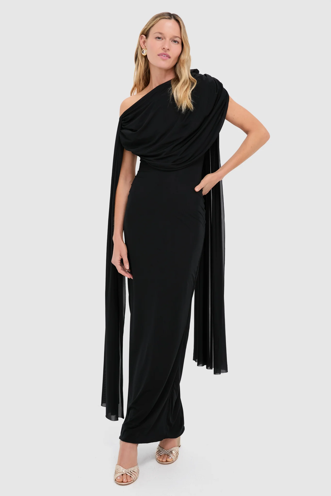 Black Batista Maxi Dress - Image 6