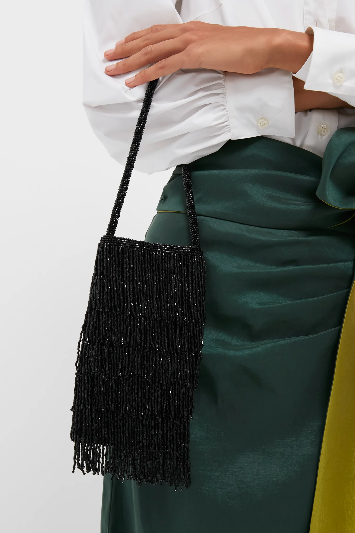 Black Beaded Josephine Mini Bag - Image 2