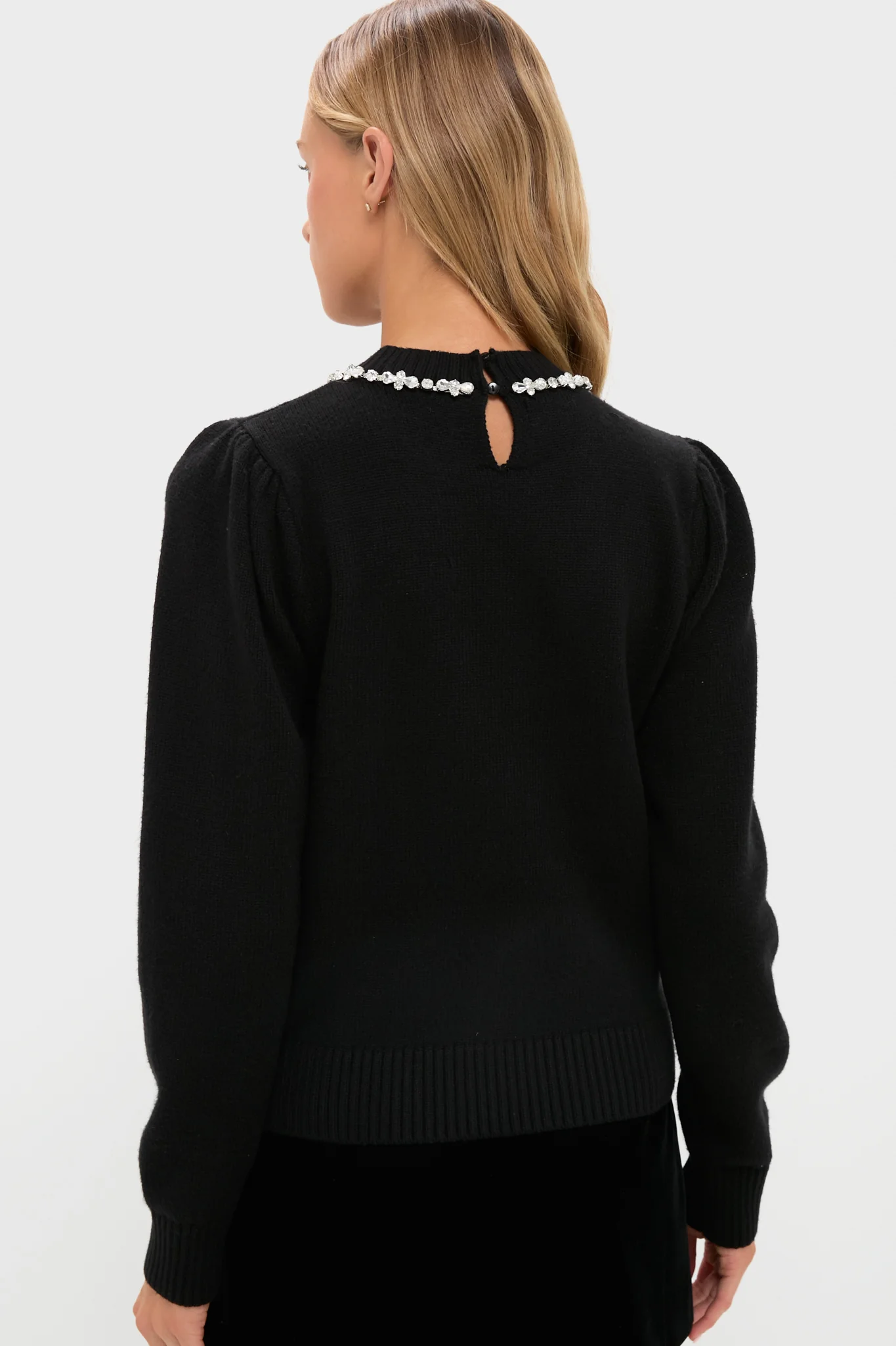 Black Bejeweled Lucy Sweater - Image 5