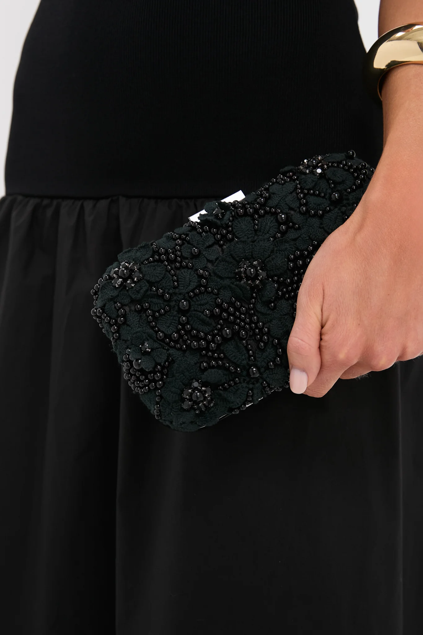 Black Beth Encrusted Clutch - Image 2