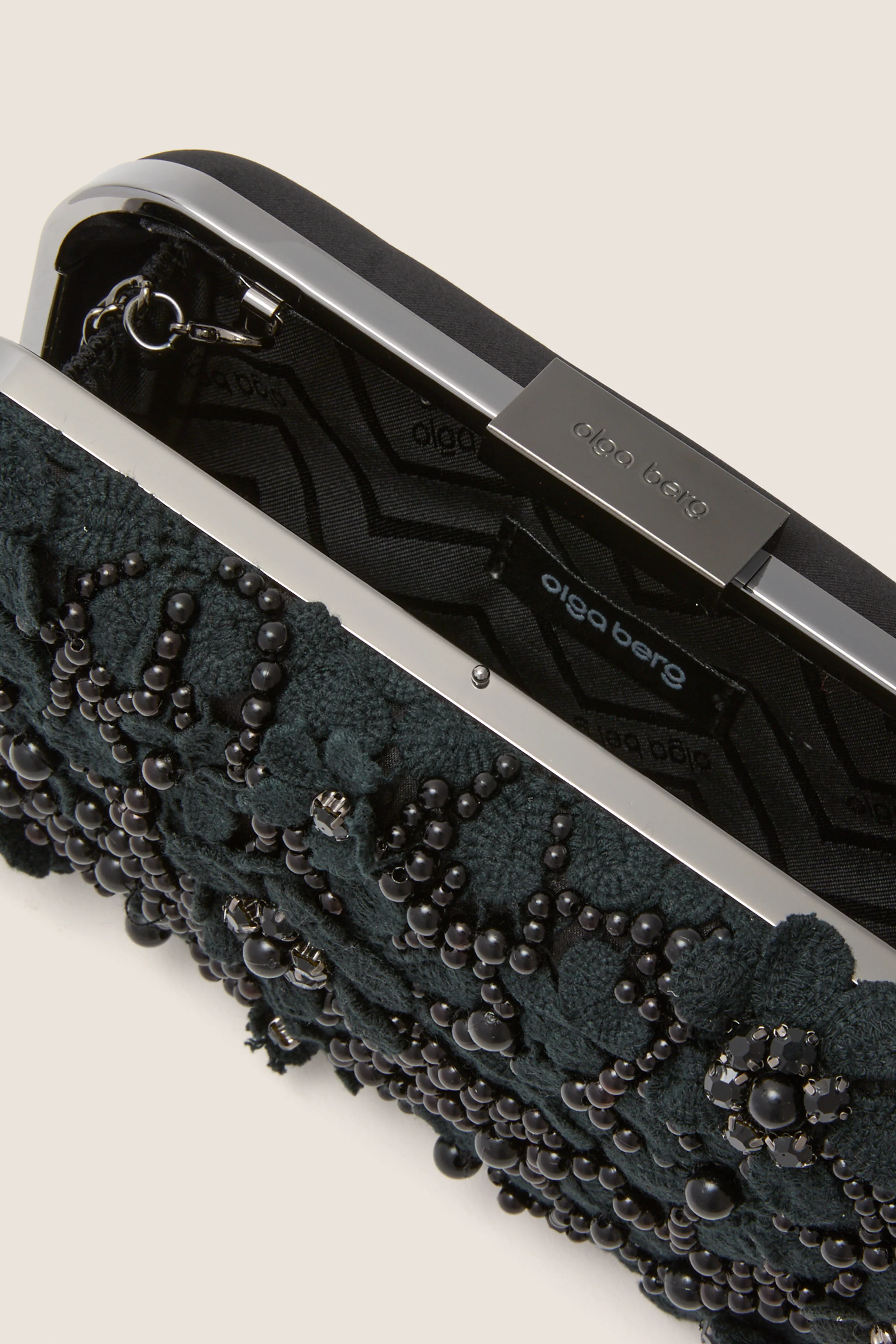 Black Beth Encrusted Clutch - Image 5