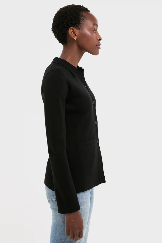Black Betti Knit Cardi - Image 3
