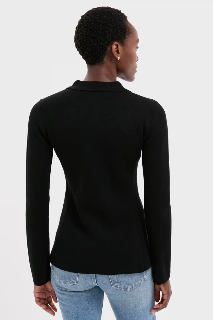 Black Betti Knit Cardi - Image 4