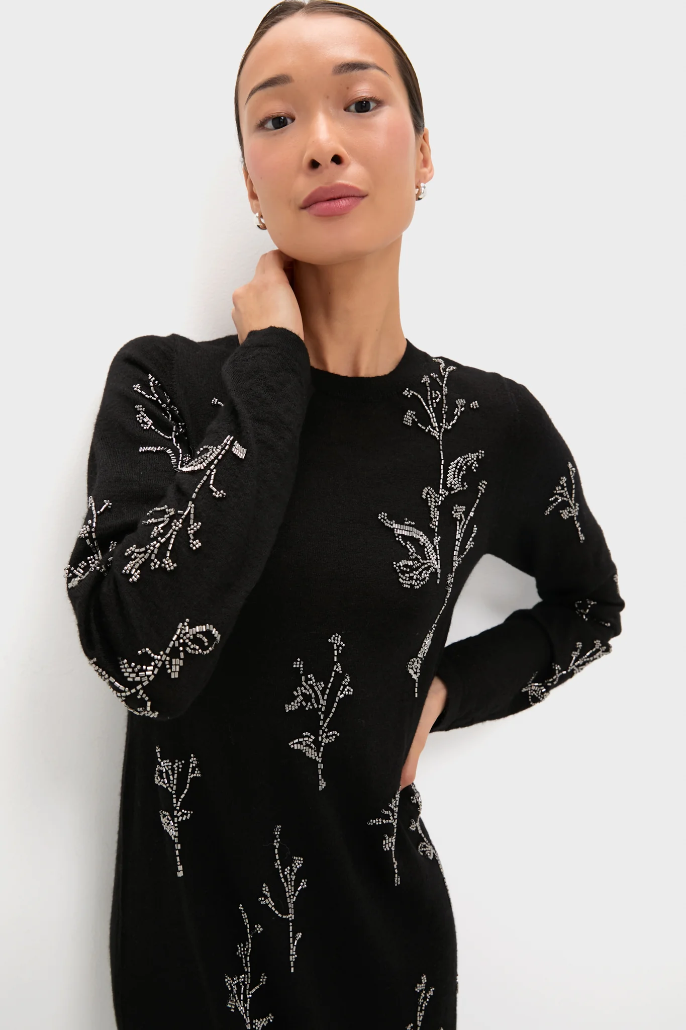 Black Bozka Long Sleeve Maxi Dress - Image 5
