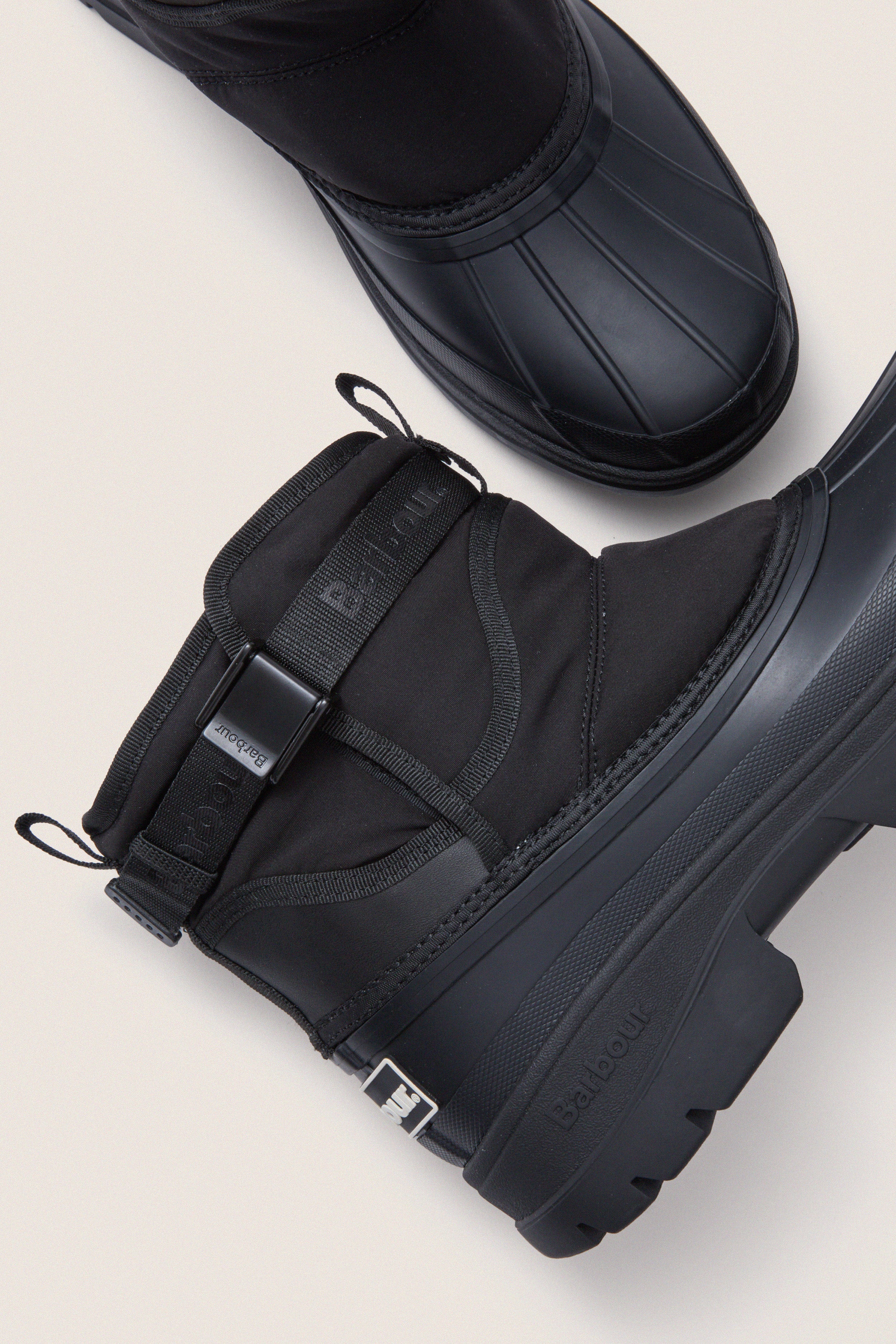 Black Braybourn Welly Duck Boots - Image 5