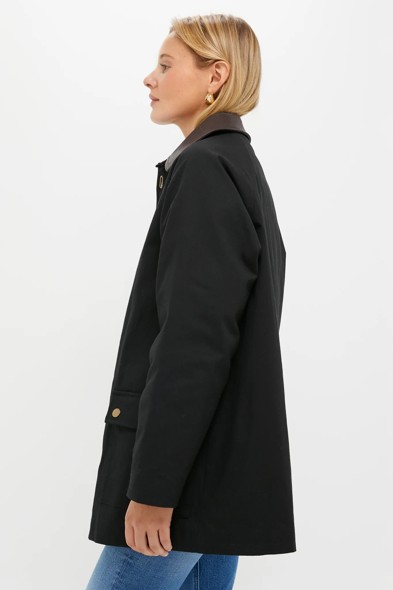 Black Brodie Barn Jacket - Image 3