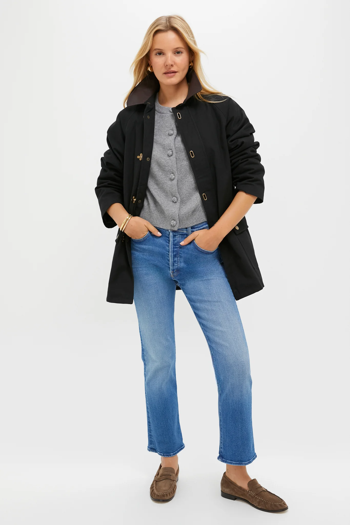 Black Brodie Barn Jacket - Image 7