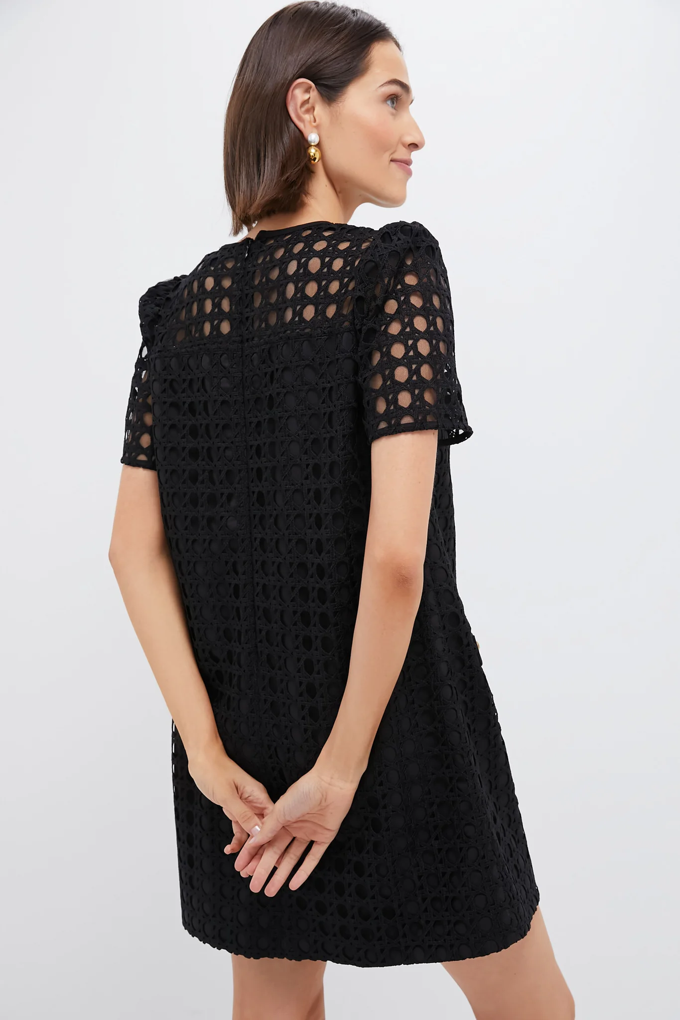 Black Cane Lace Janelle Dress - Image 4