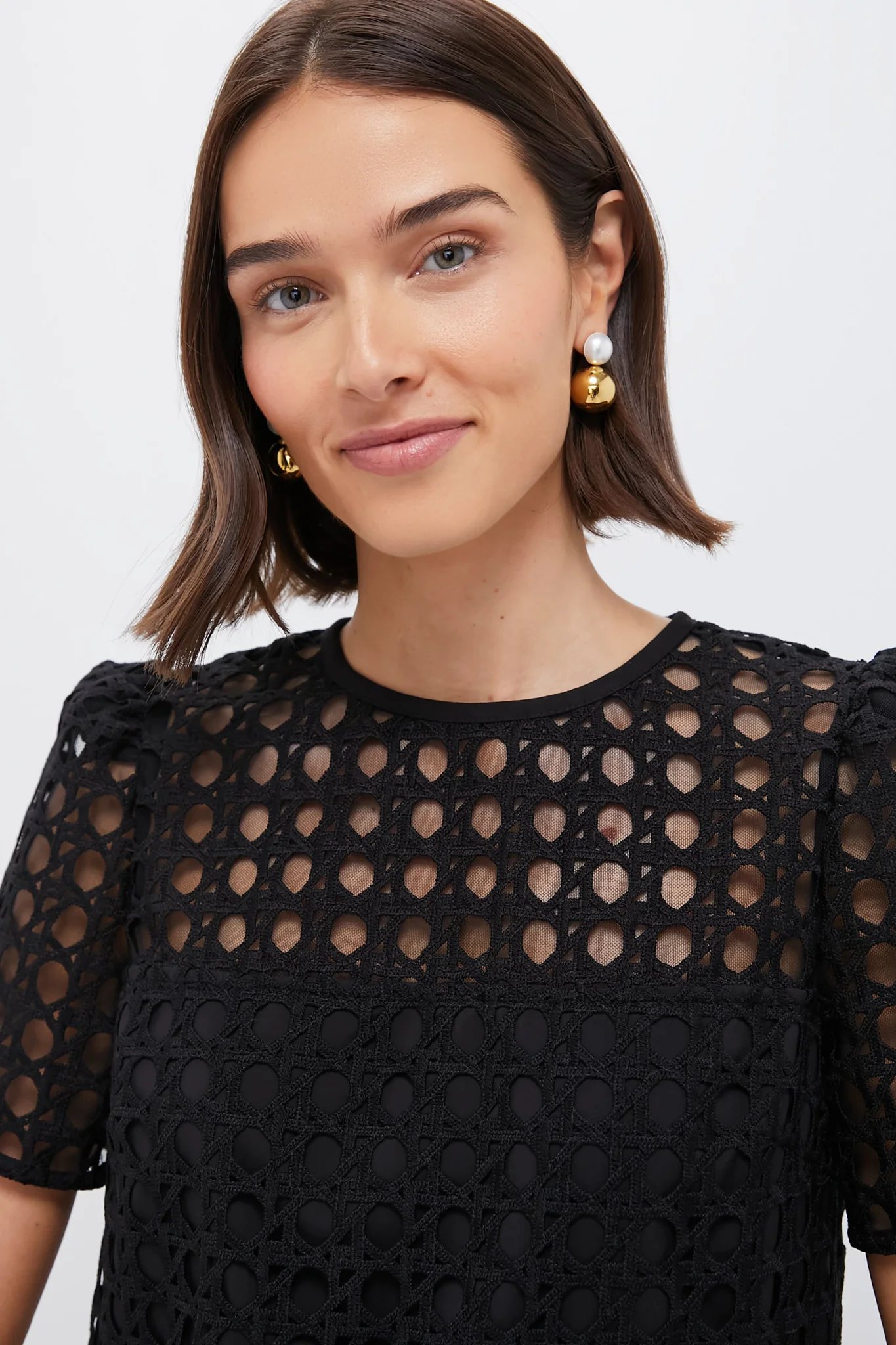 Black Cane Lace Janelle Dress - Image 5