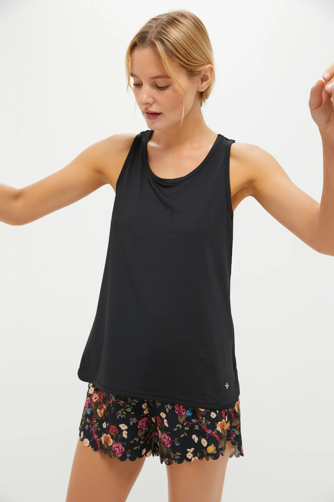 Black Cane Performance Jersey Ellen Racerback Tank - Image 6