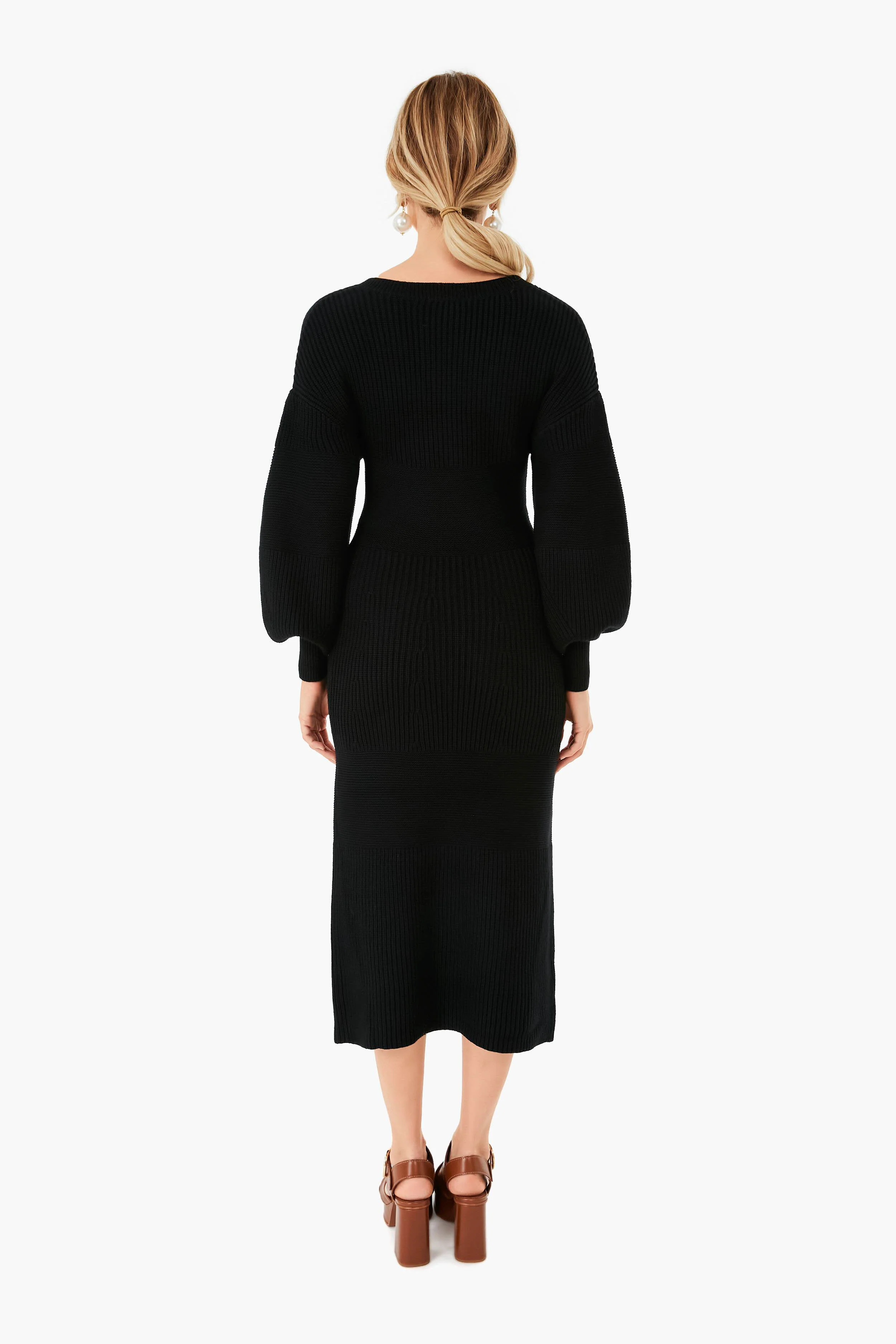 Black Carnation Dress - Image 4