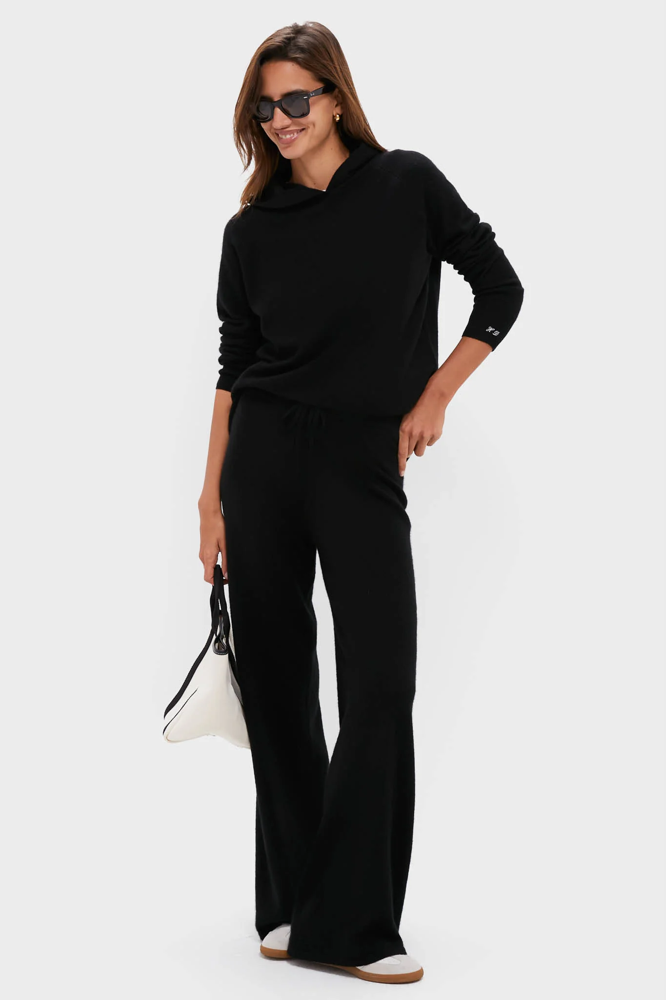 Black Cashmere Jane Hoodie - Image 2