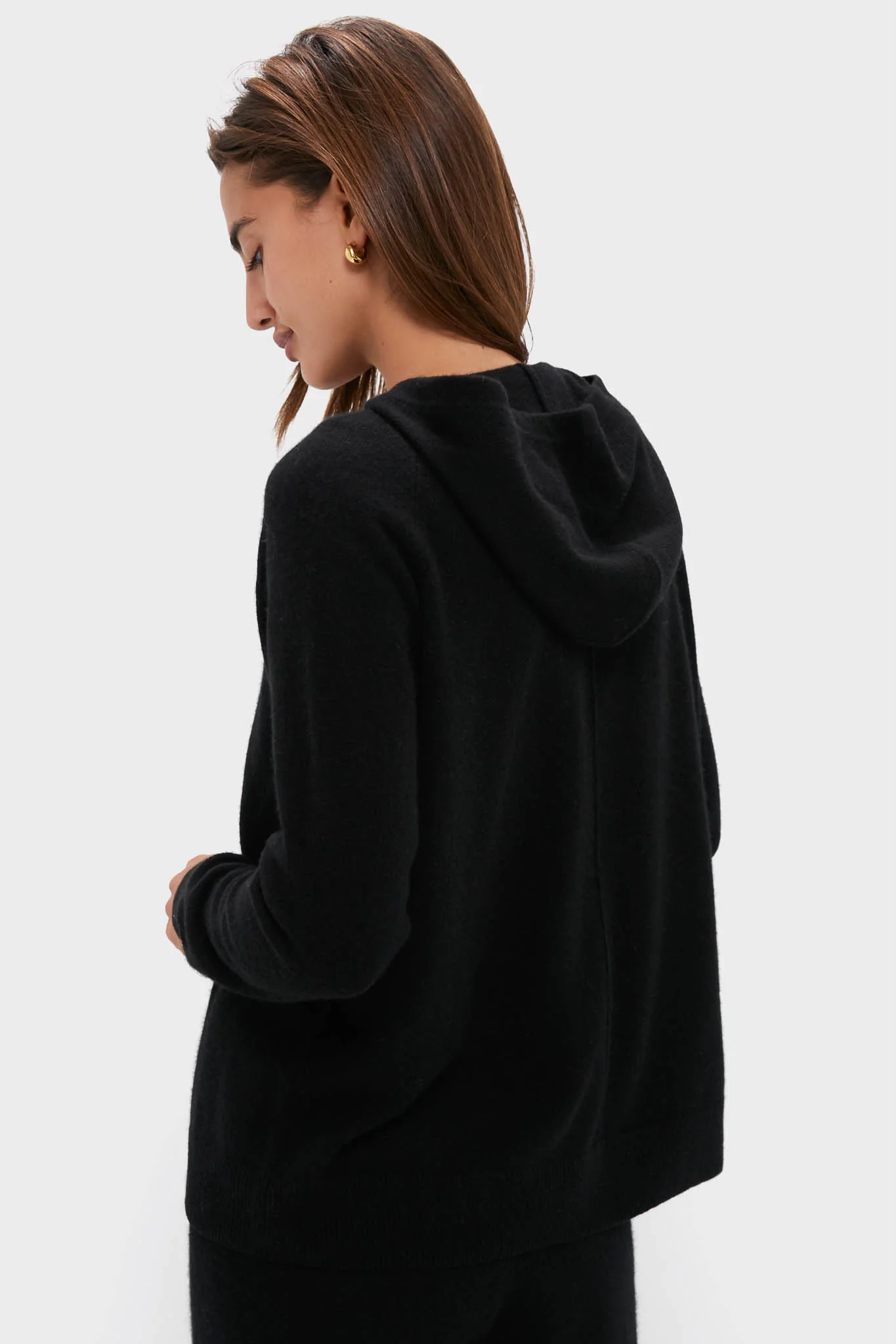 Black Cashmere Jane Hoodie - Image 4