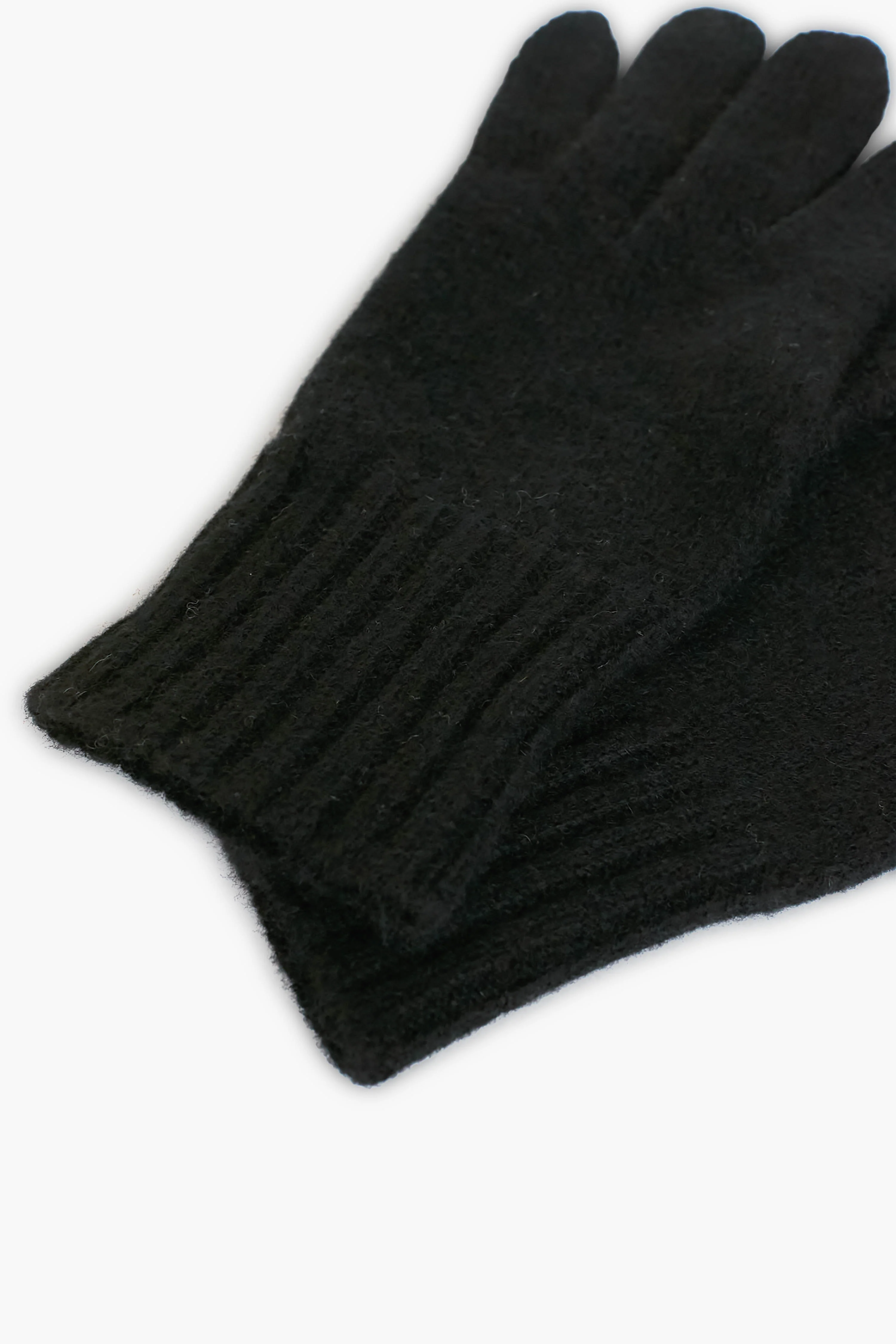 Black Cashmere Texting Gloves - Image 4