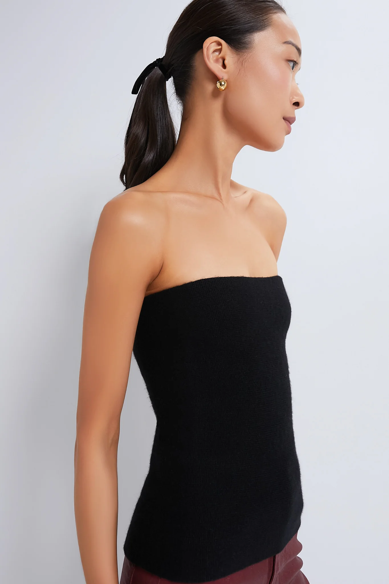Black Cashmere Ilena Top - Image 3