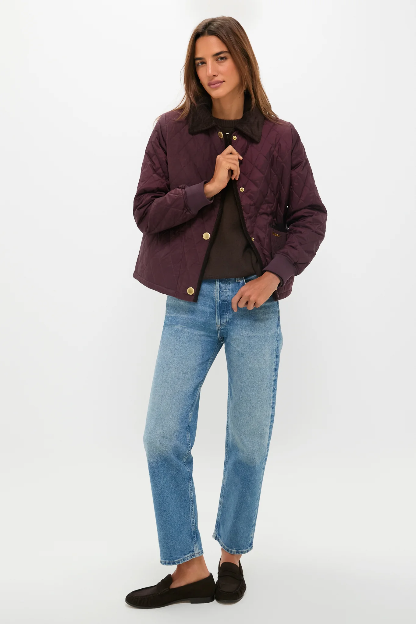Black Cherry Marla Quilted Jacket - Image 2