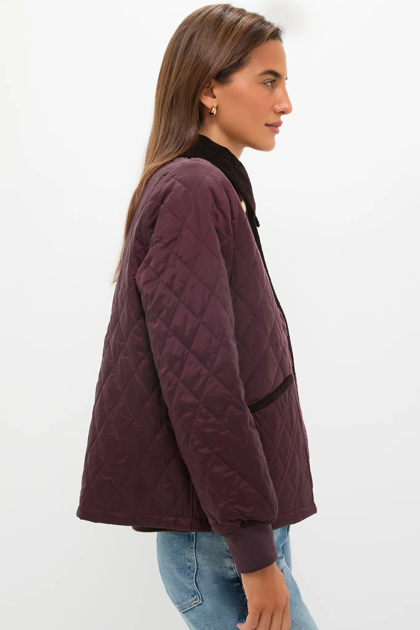 Black Cherry Marla Quilted Jacket - Image 3