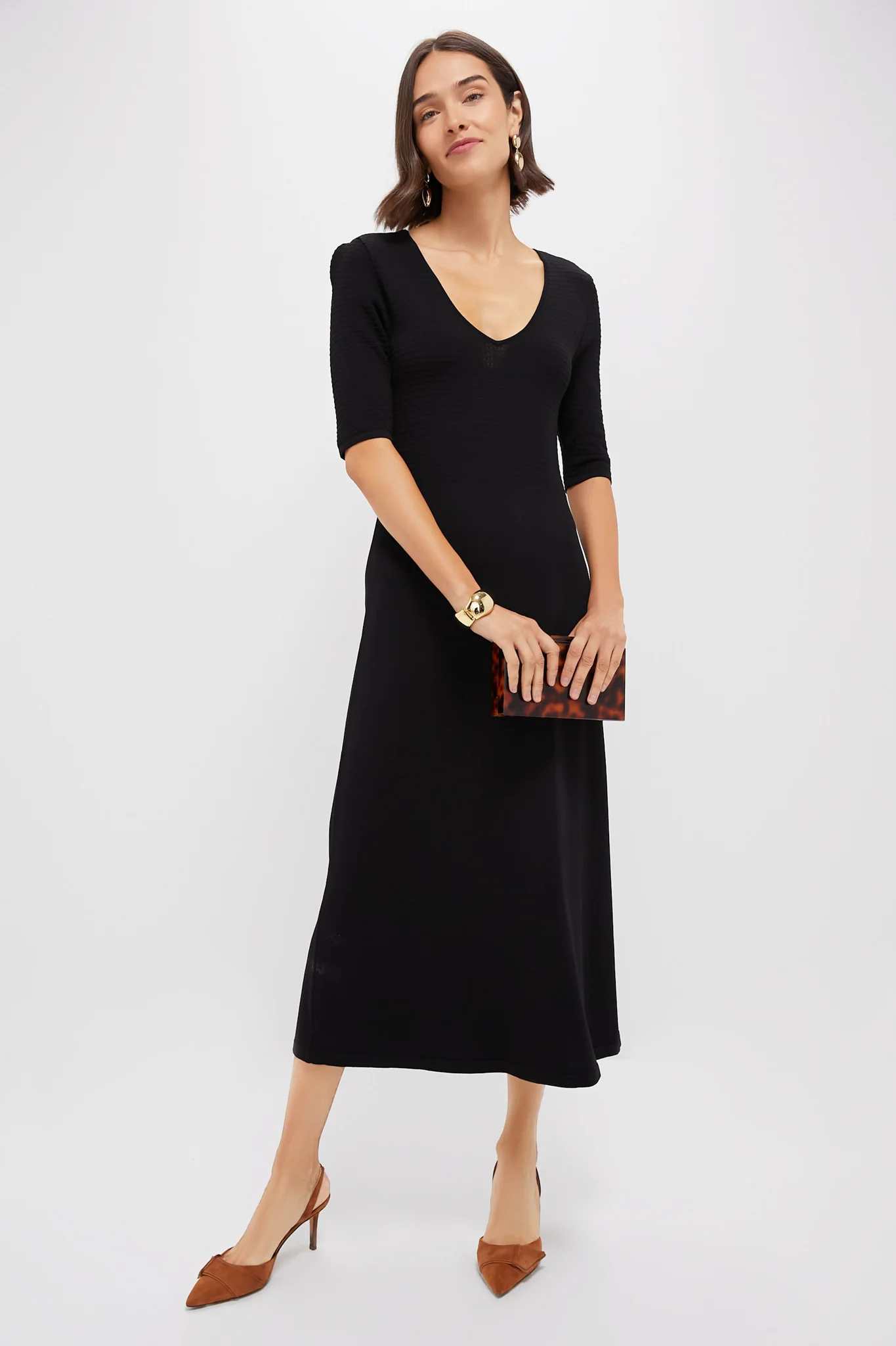Black Clara Dress - Image 2