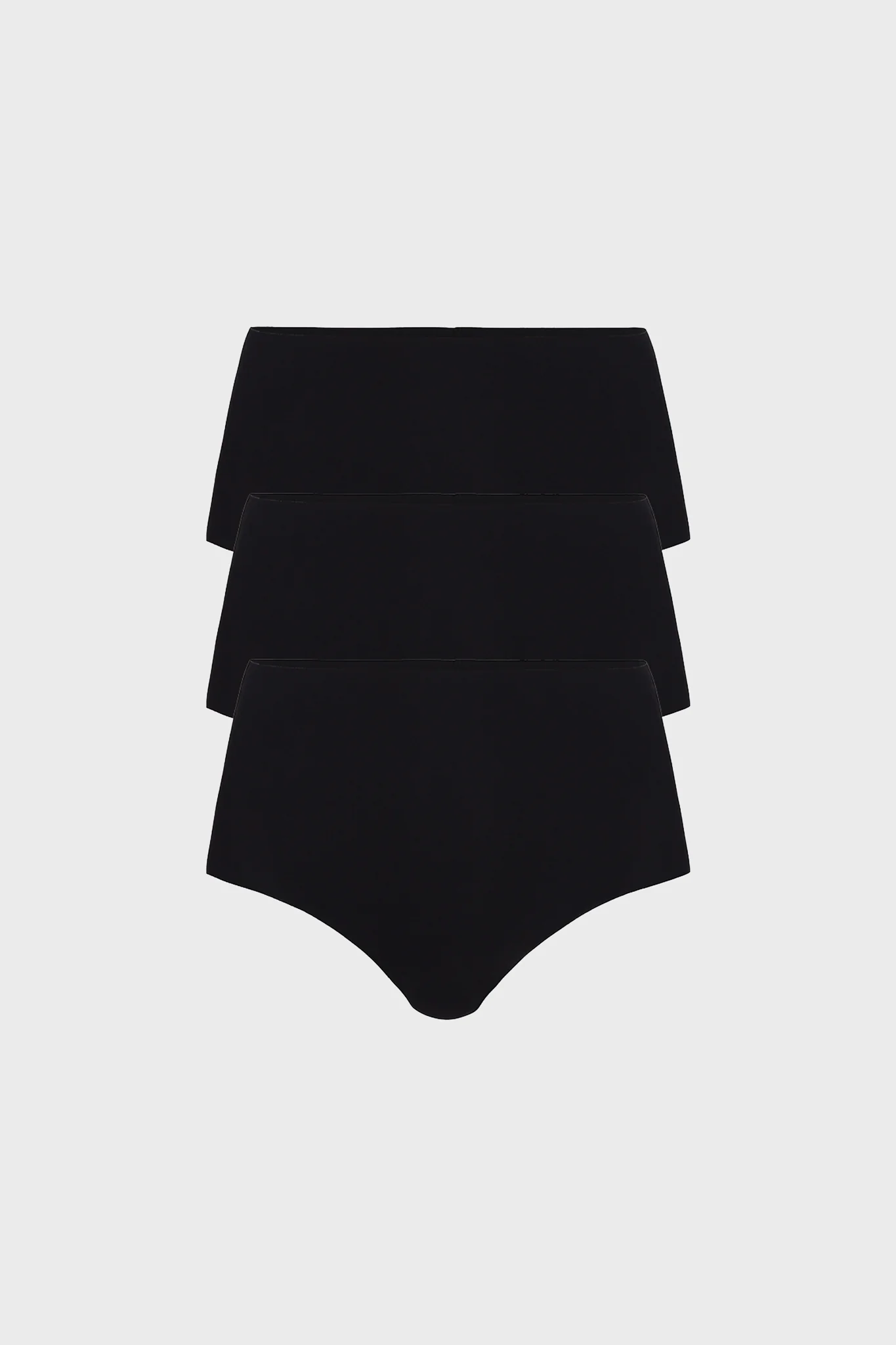 Black Classic High Rise Bikini 3 Pack - Image 2