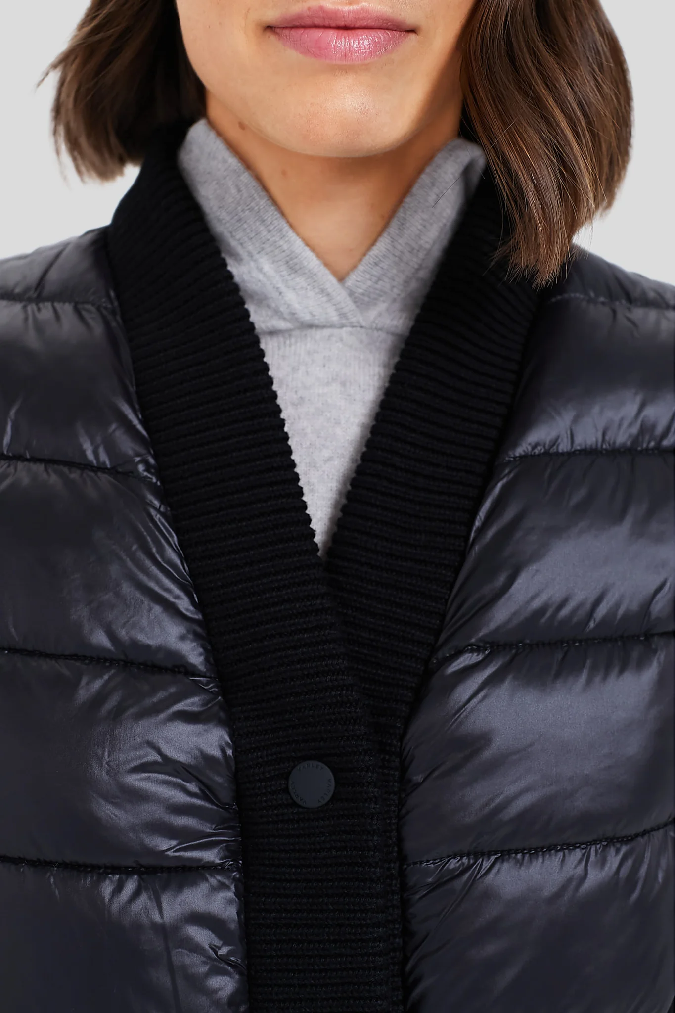 Black Colwyn Combo Boxy Gilet - Image 5