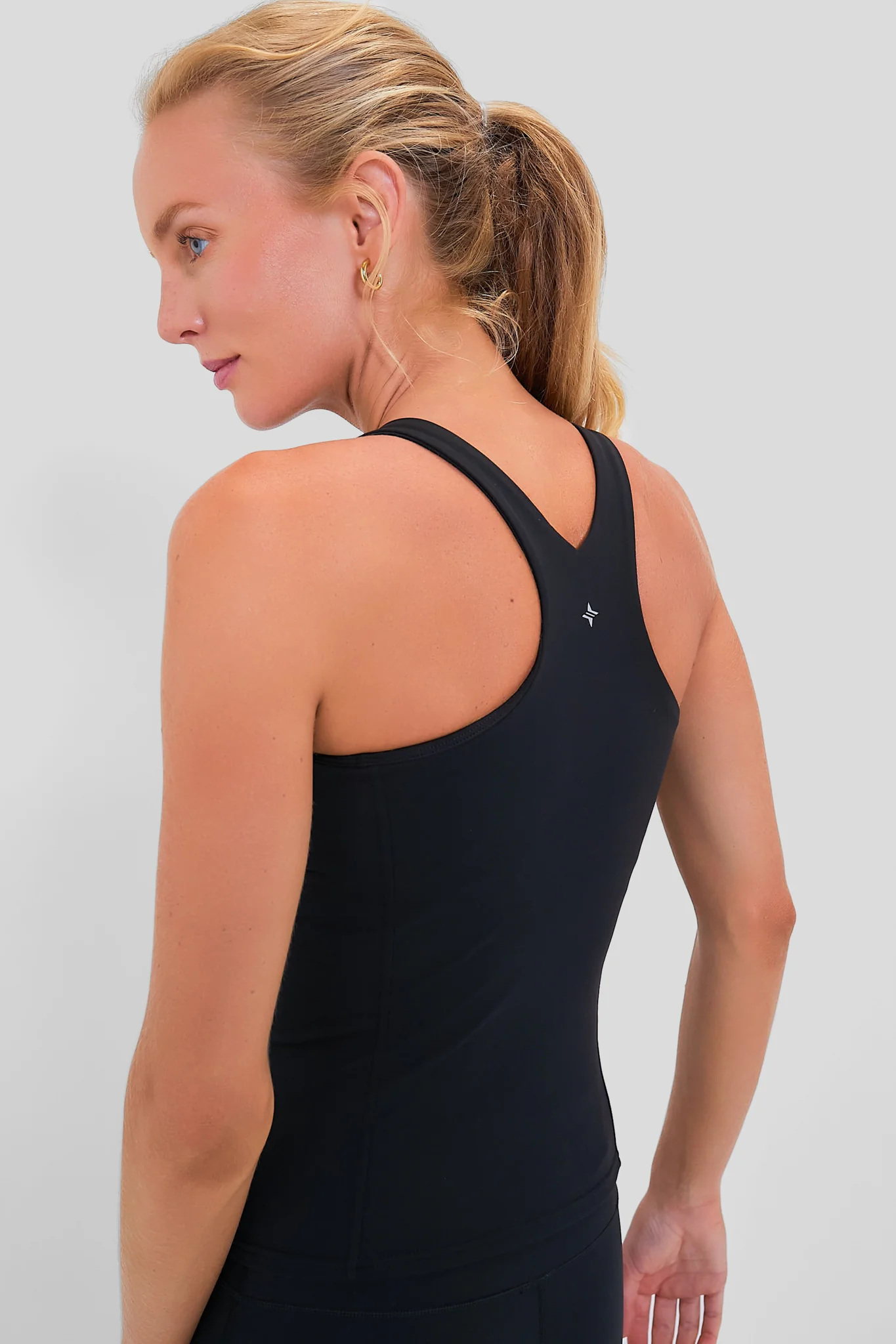 Black Compression Spandex Lena Tank - Image 4