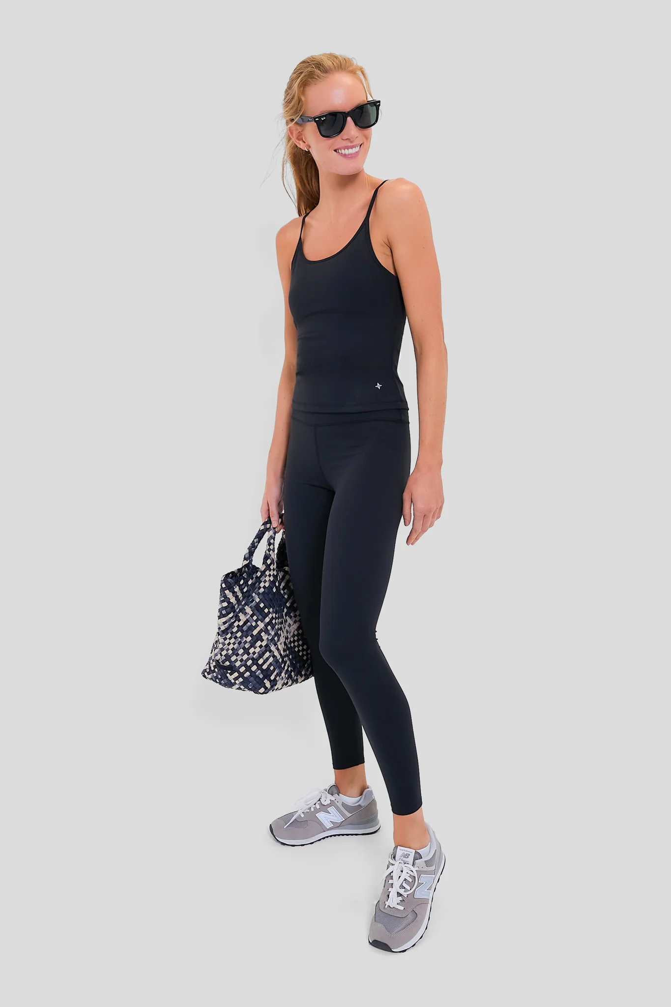 Black Compression Spandex Sofia Cami - Image 3
