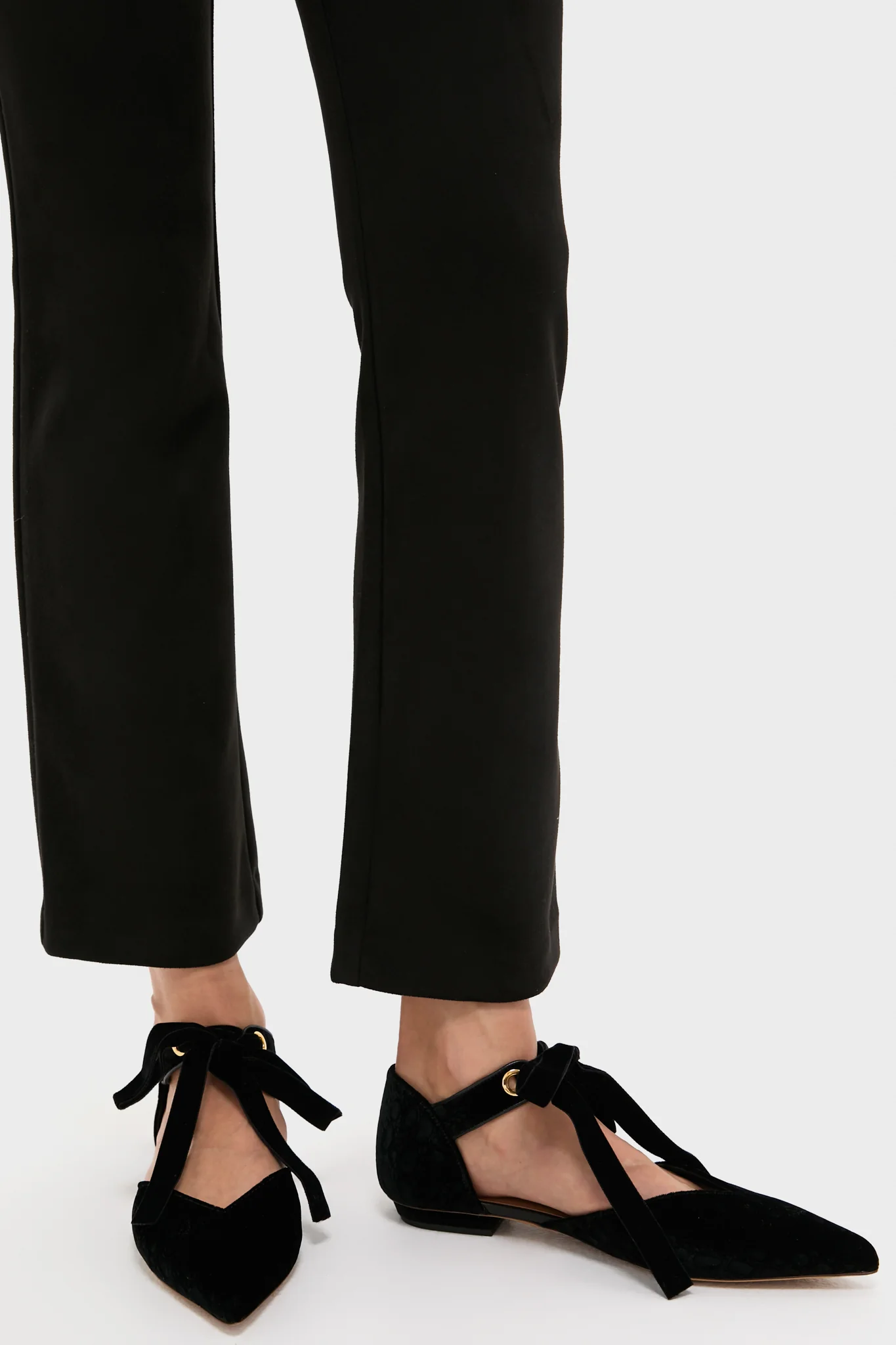 Black Corinna Bow Flats - Image 2