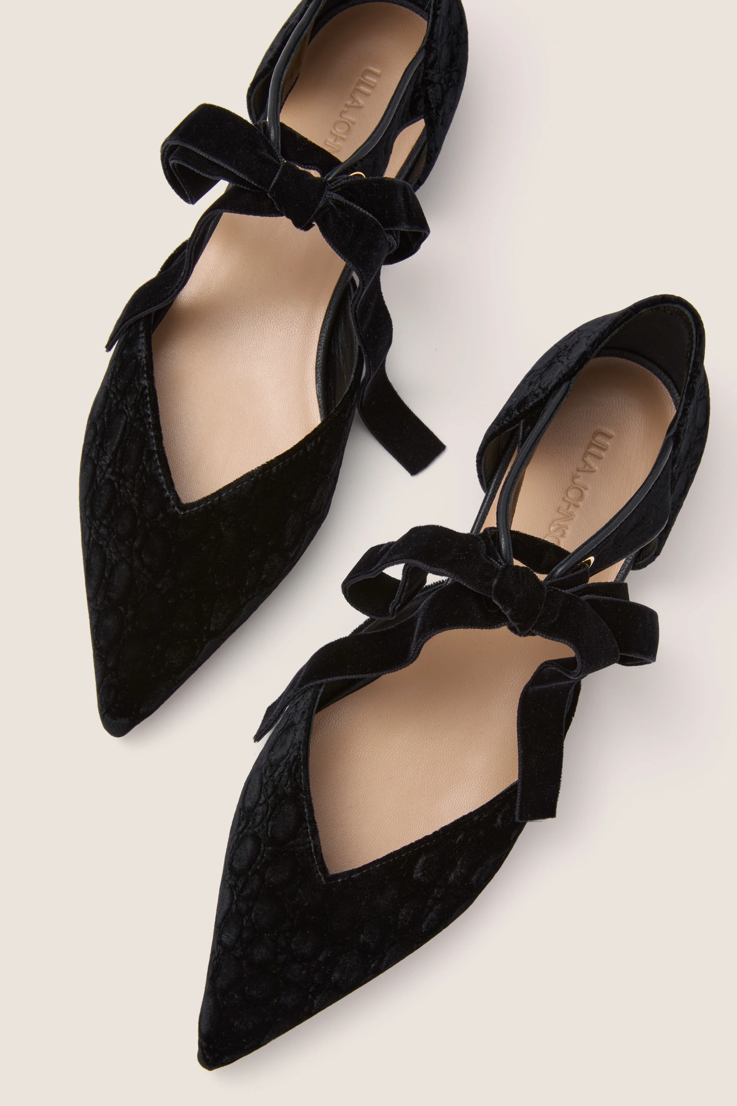 Black Corinna Bow Flats - Image 5