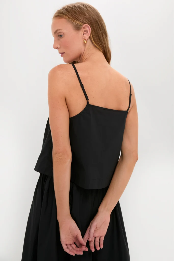 Black Cotton Mandi Top - Image 4