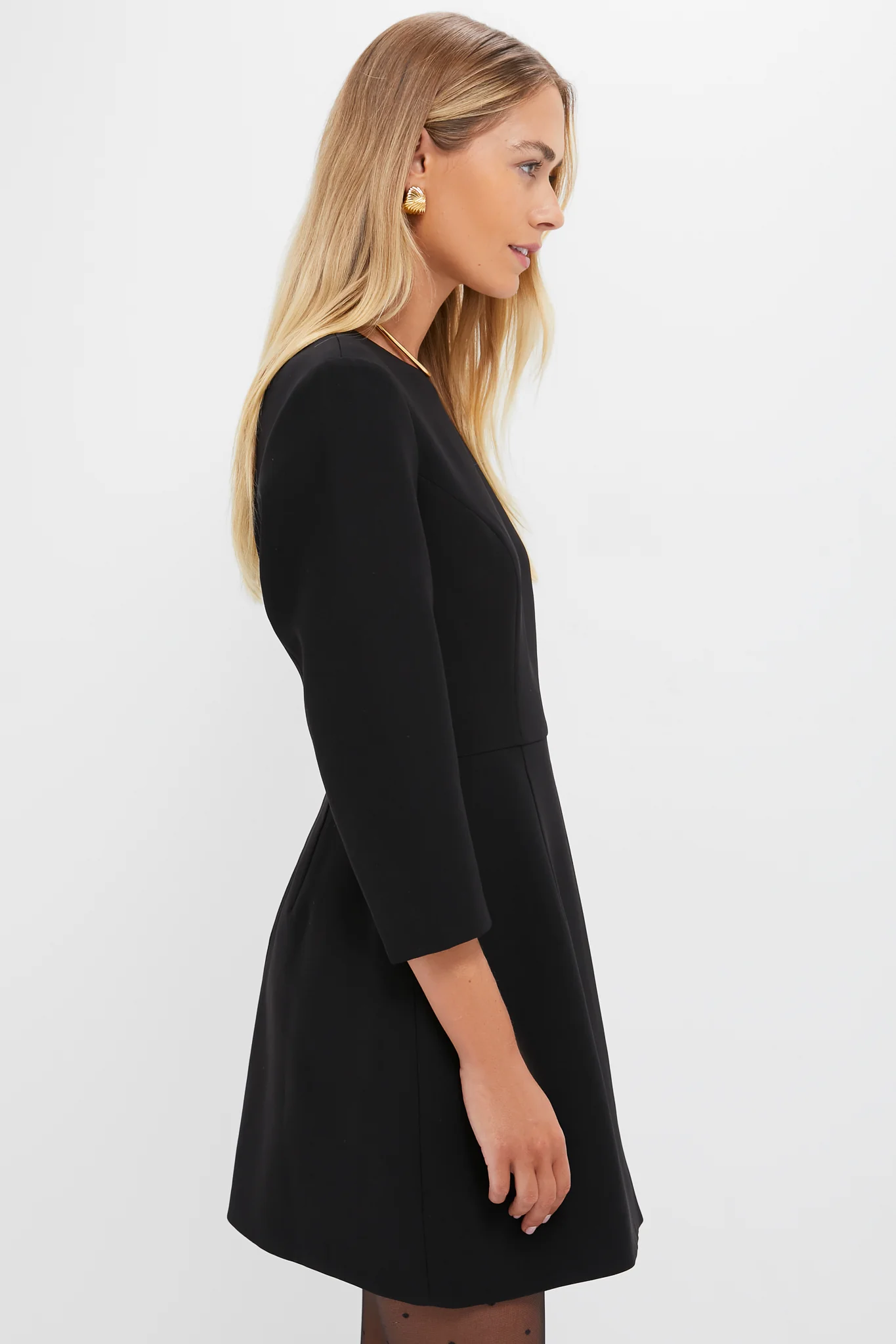 Black Crepe Haley Dress - Image 3