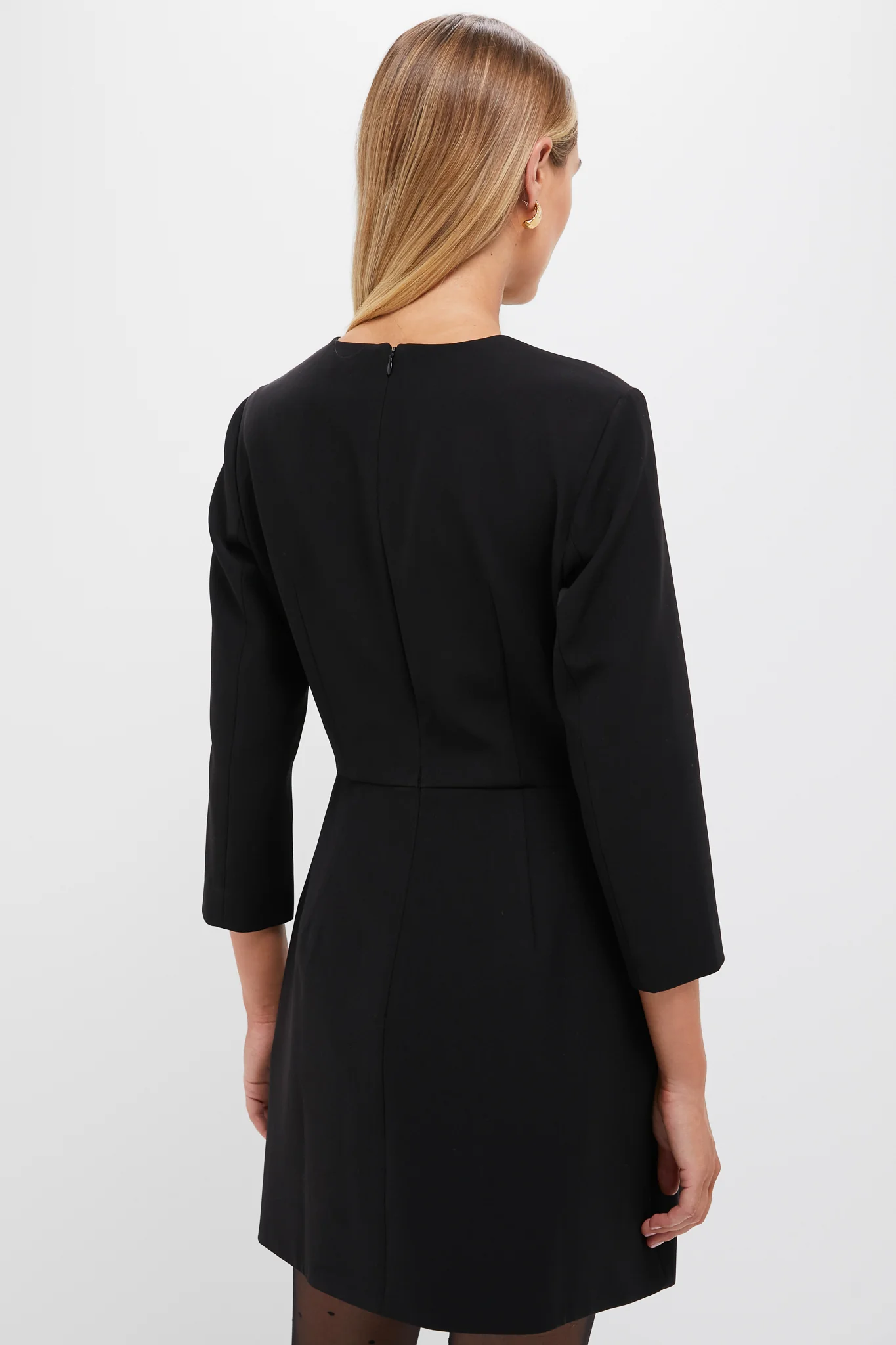 Black Crepe Haley Dress - Image 4