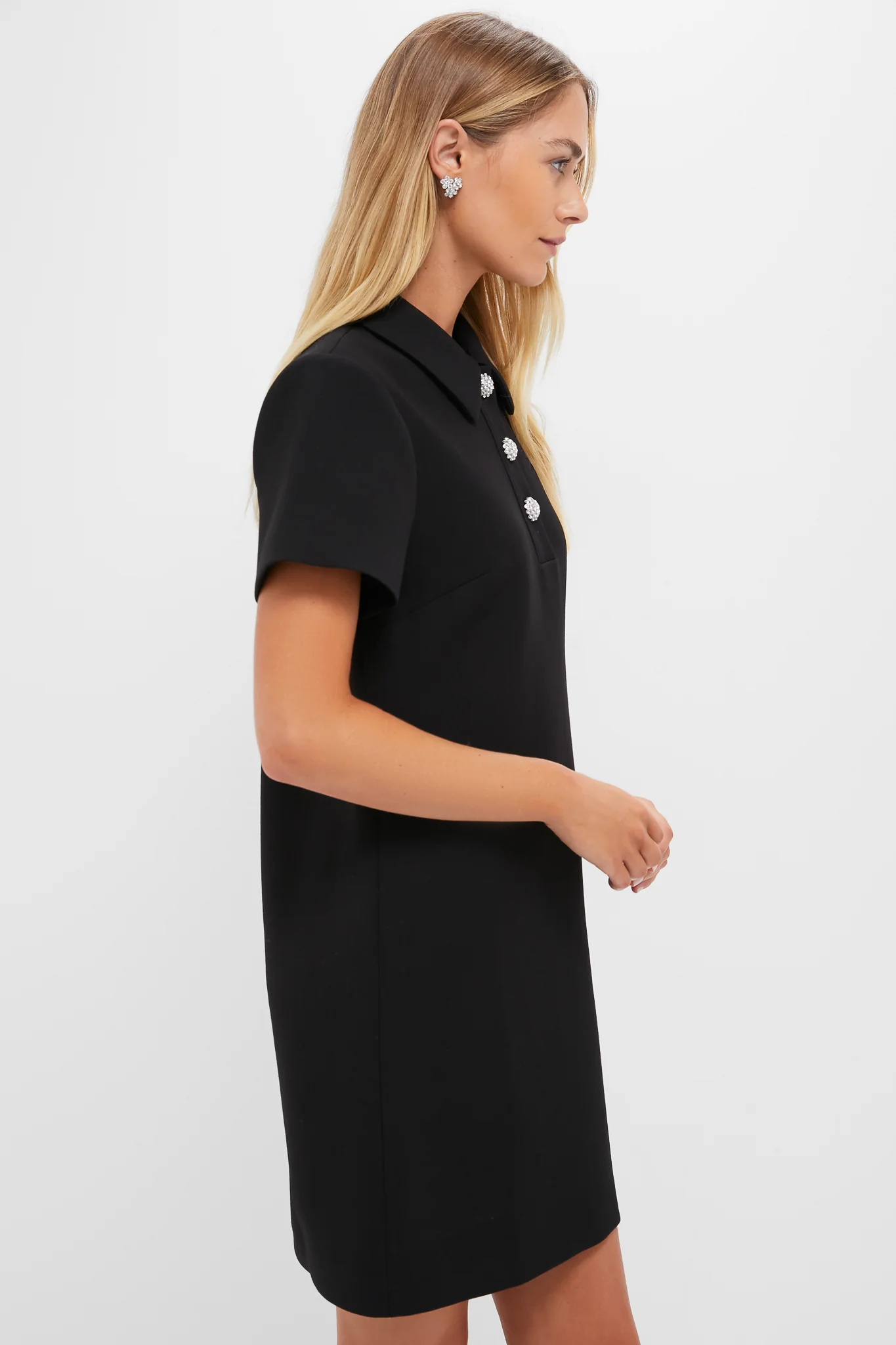 Black Crepe Helen Dress - Image 3