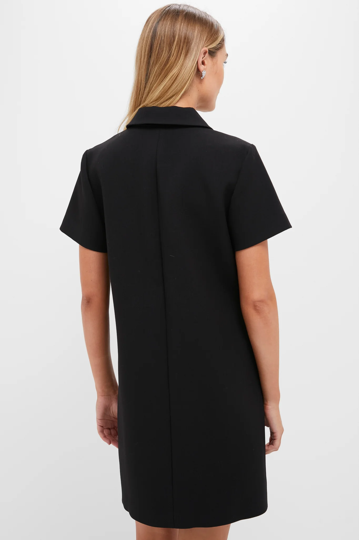 Black Crepe Helen Dress - Image 4