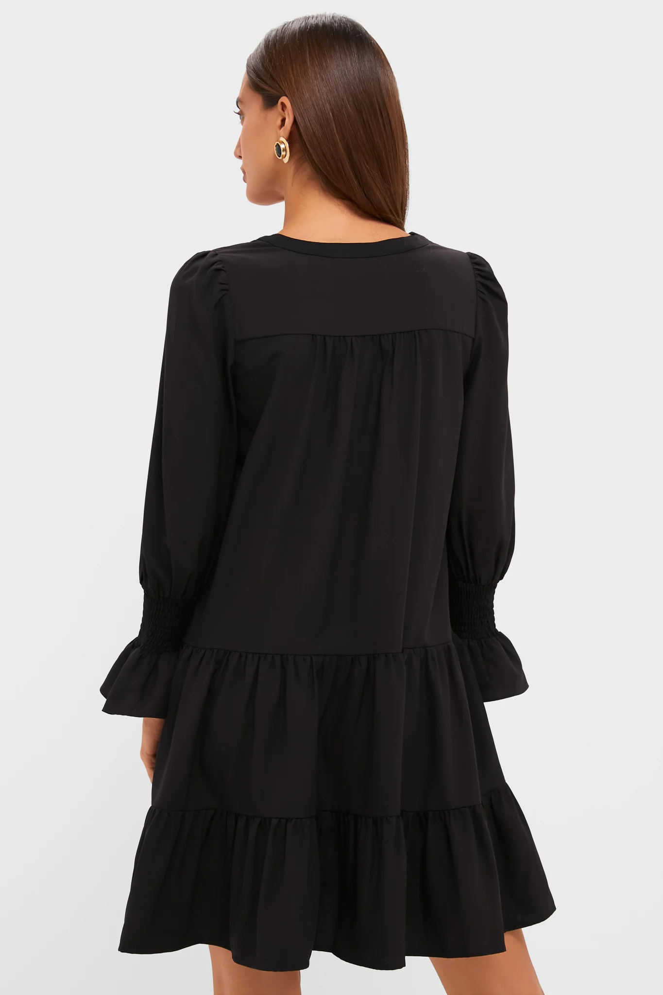 Black Crepe Kenzo Dress - Image 4